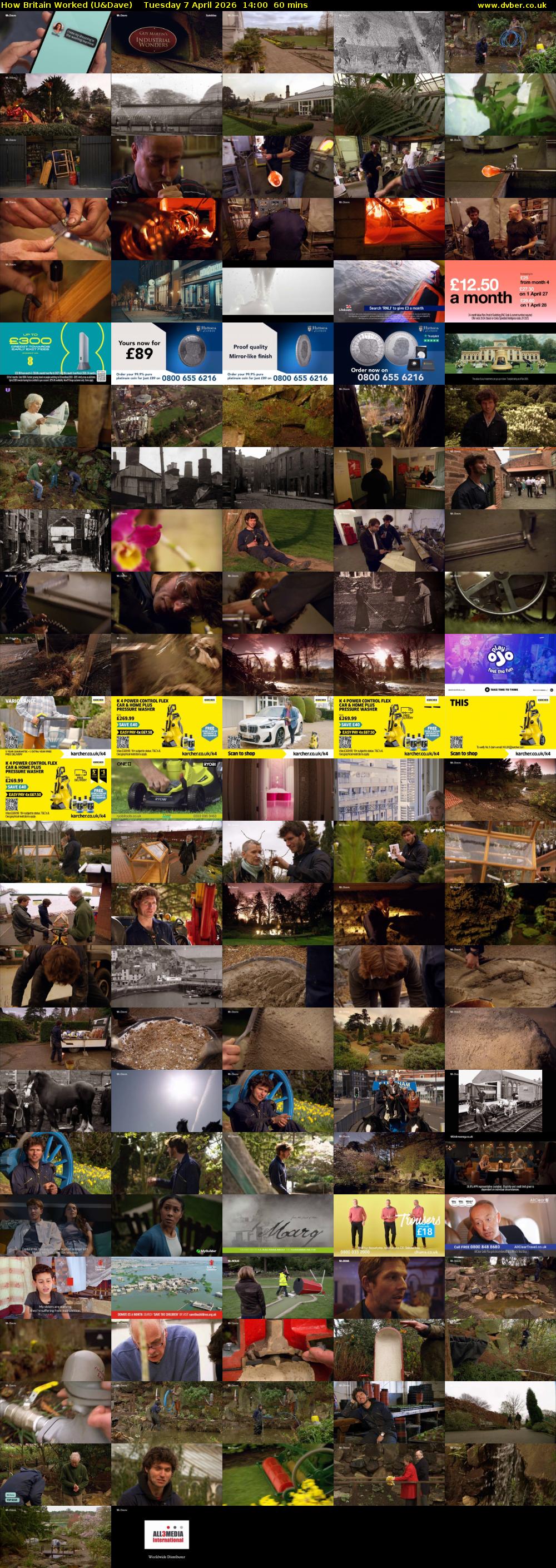 How Britain Worked (U&Dave) Tuesday 7 April 2026 14:00 - 15:00