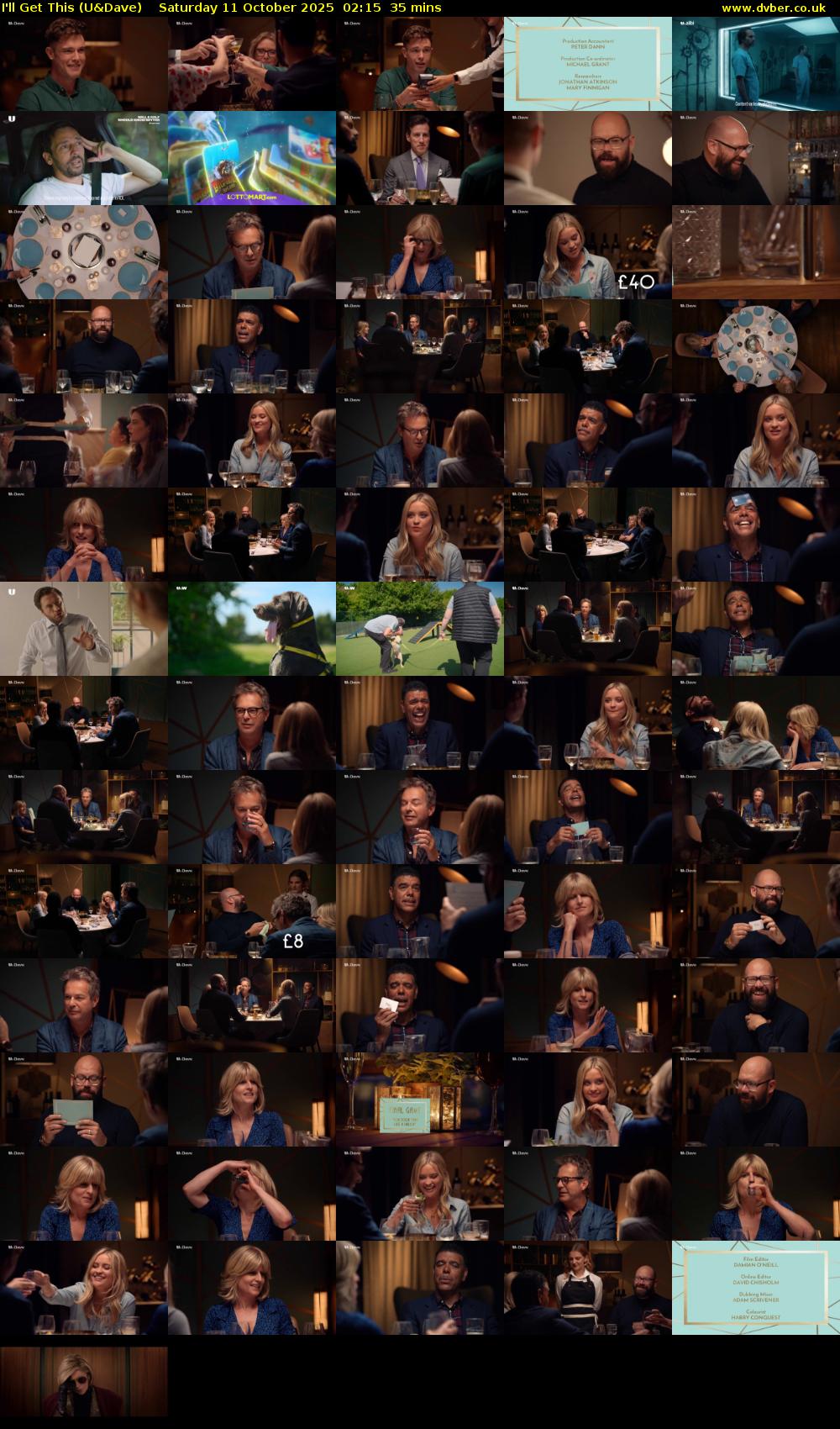 I'll Get This (U&Dave) Saturday 11 October 2025 02:15 - 02:50