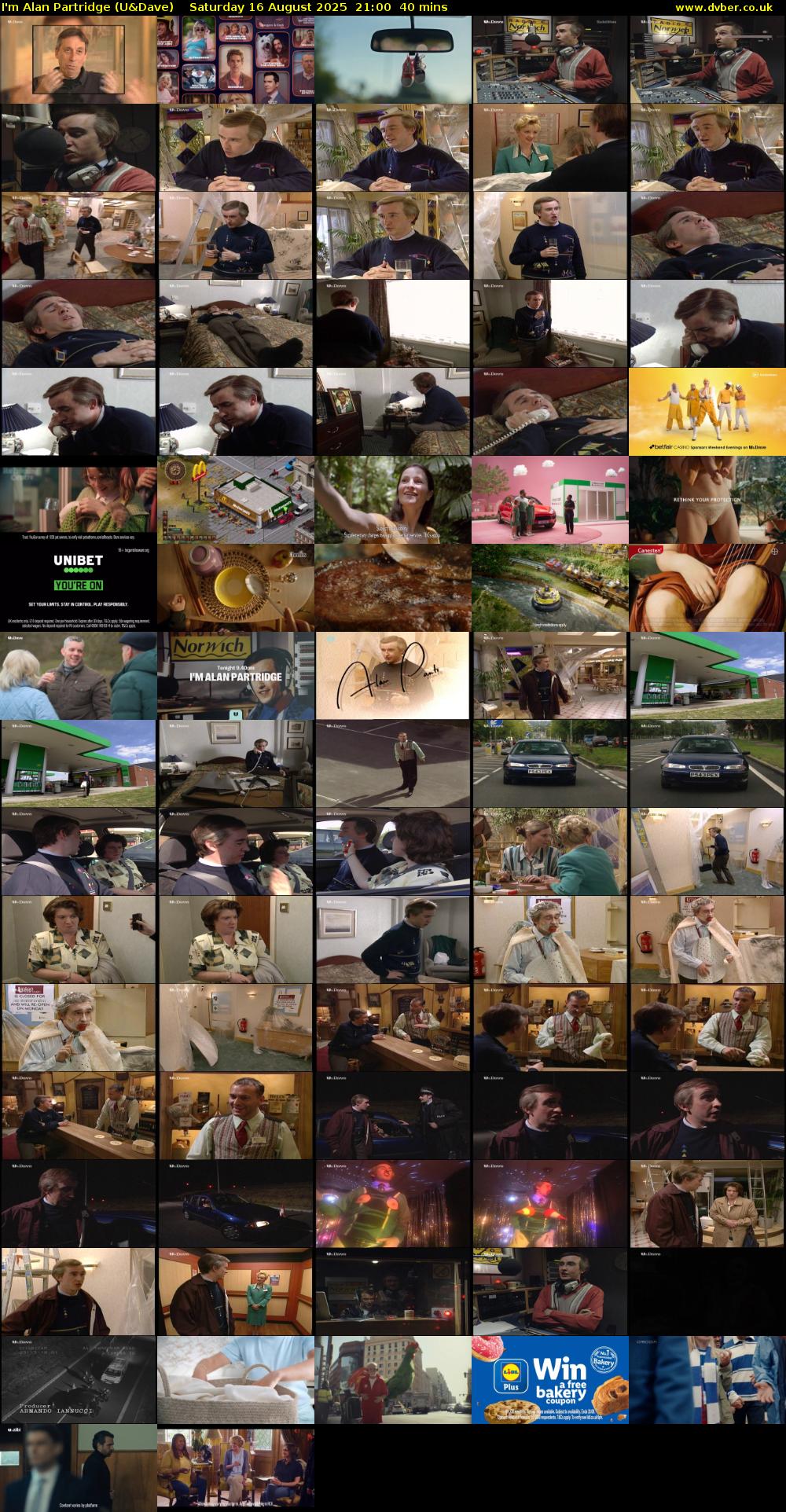 I'm Alan Partridge (U&Dave) Saturday 16 August 2025 21:00 - 21:40