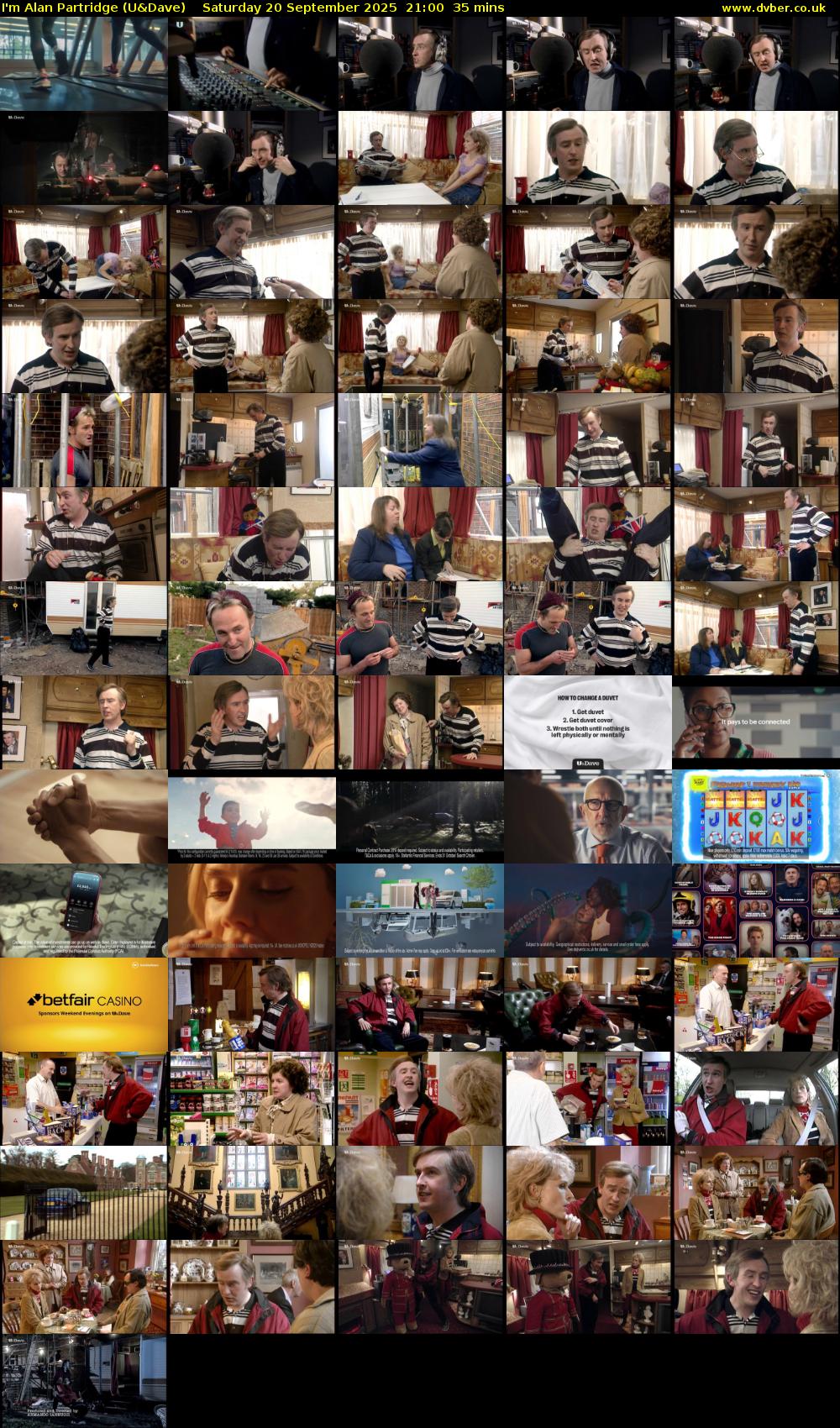 I'm Alan Partridge (U&Dave) Saturday 20 September 2025 21:00 - 21:35