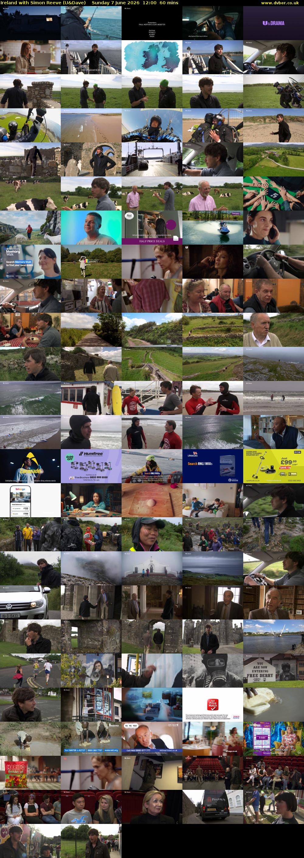 Ireland with Simon Reeve (U&Dave) Sunday 7 June 2026 12:00 - 13:00