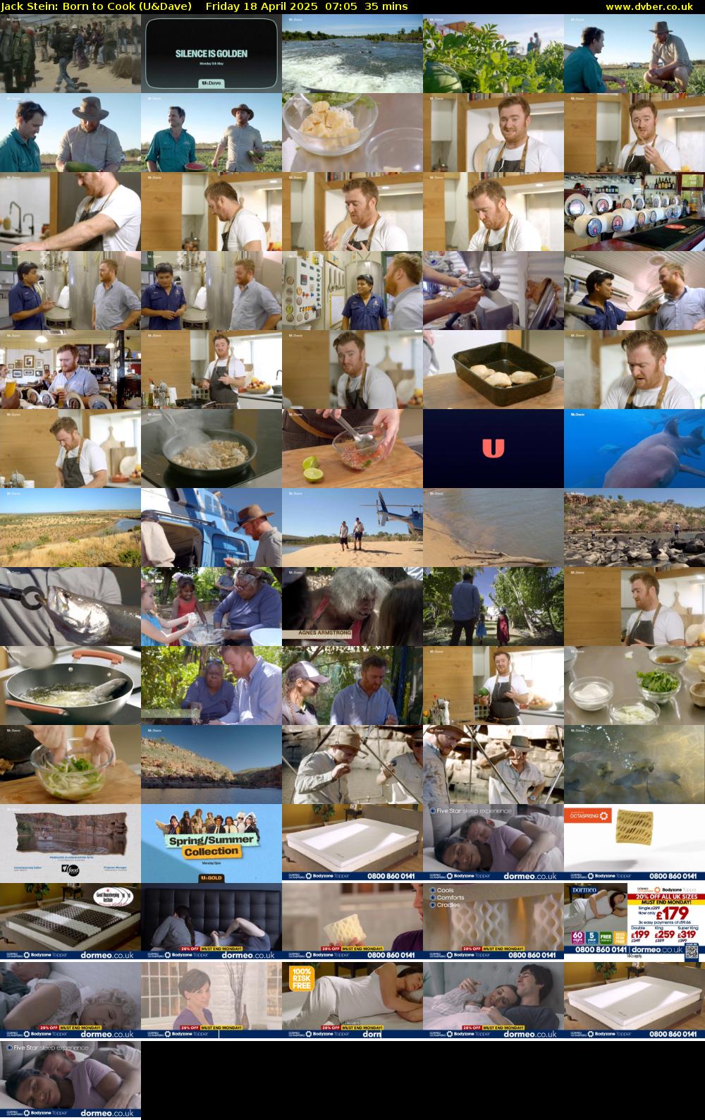 Jack Stein: Born to Cook (U&Dave) Friday 18 April 2025 07:05 - 07:40