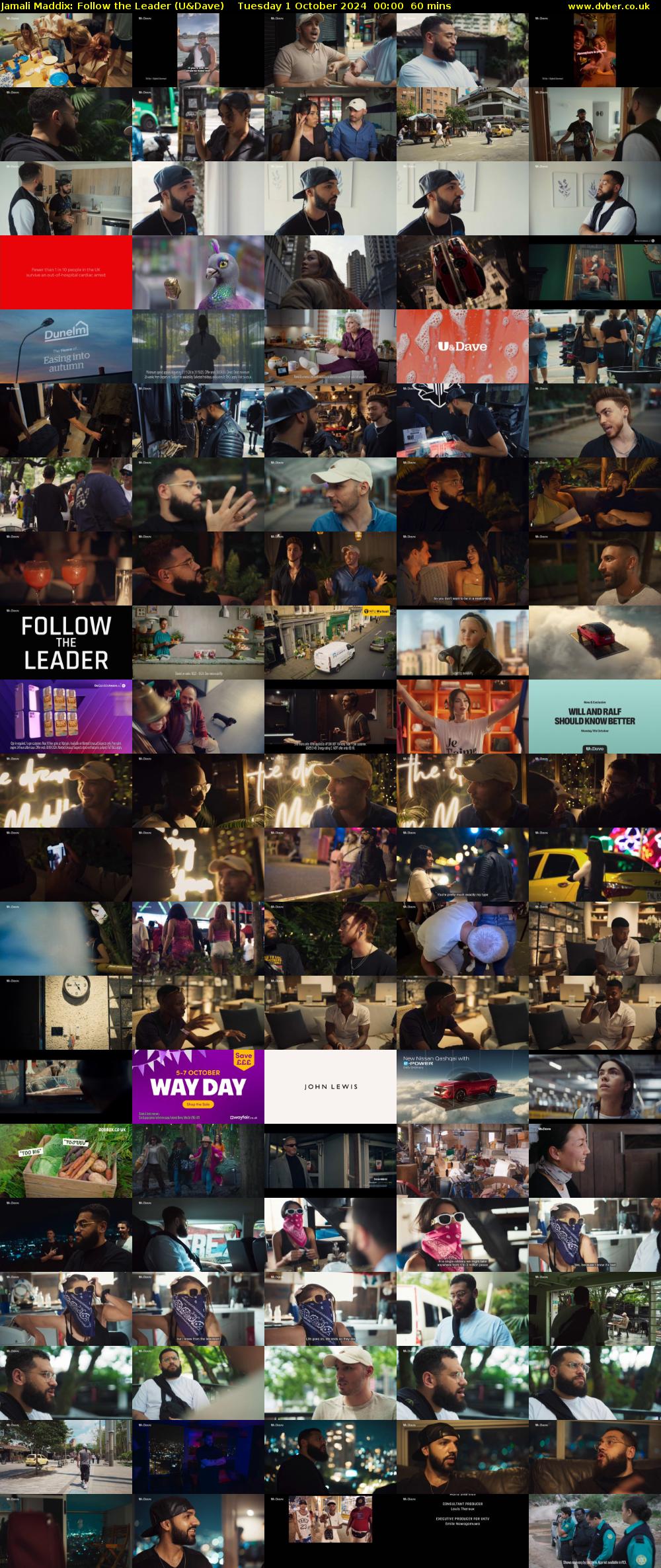 Jamali Maddix: Follow the Leader (U&Dave) Tuesday 1 October 2024 00:00 - 01:00