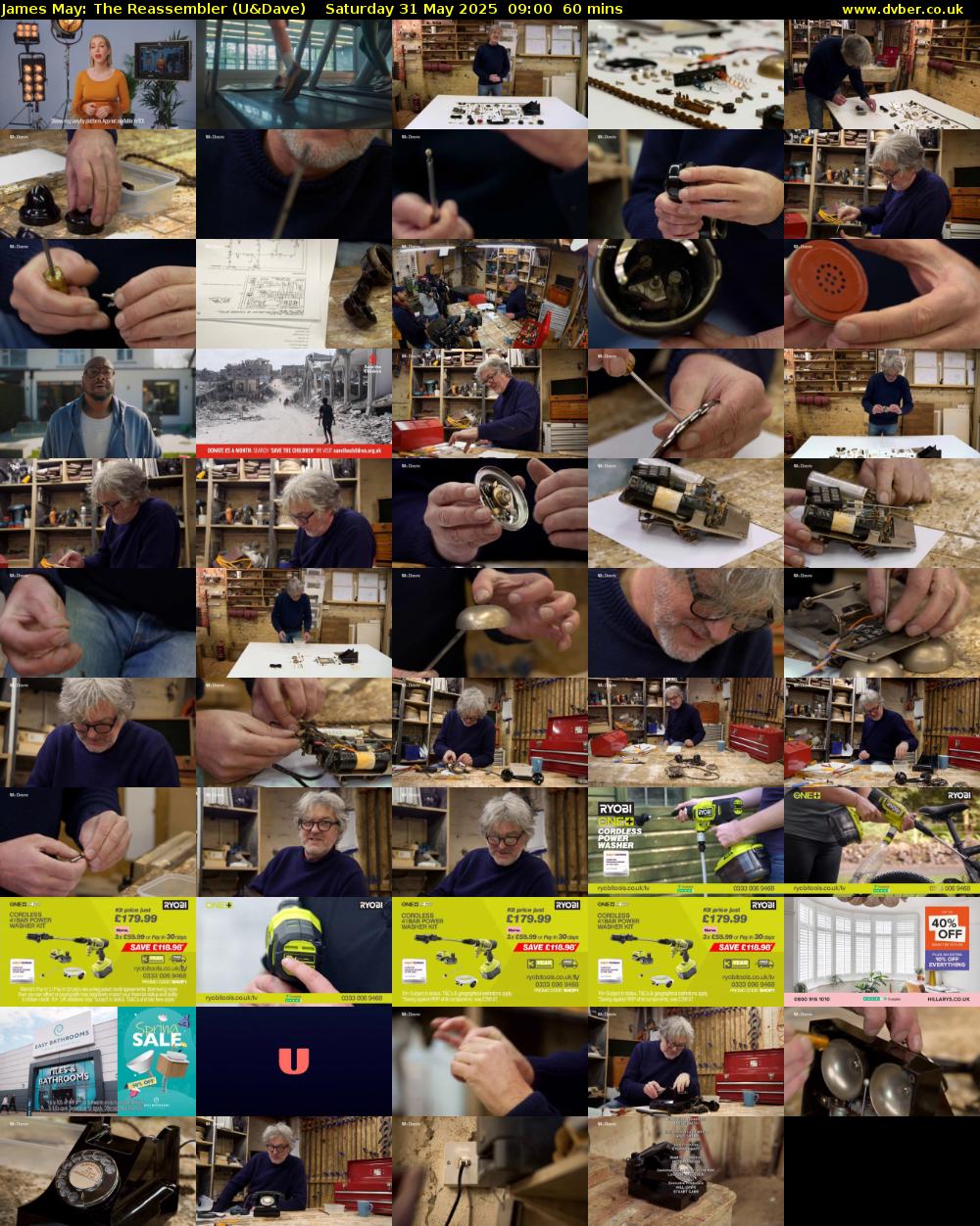James May: The Reassembler (U&Dave) Saturday 31 May 2025 09:00 - 10:00