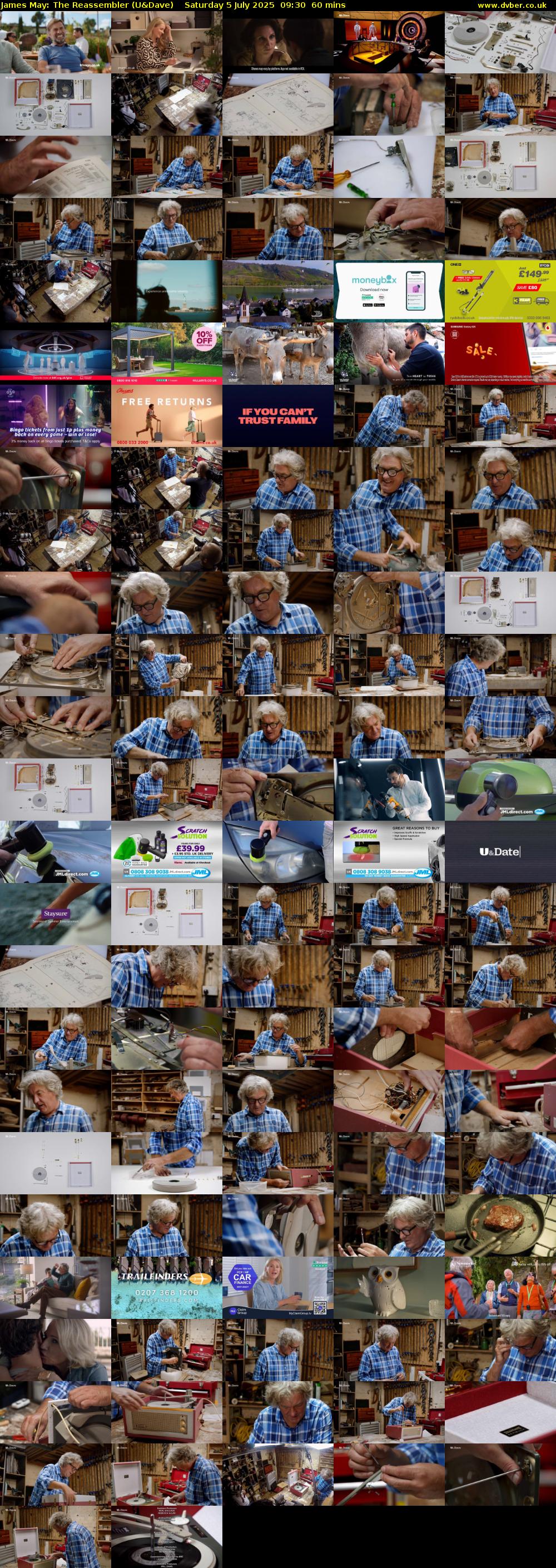 James May: The Reassembler (U&Dave) Saturday 5 July 2025 09:30 - 10:30