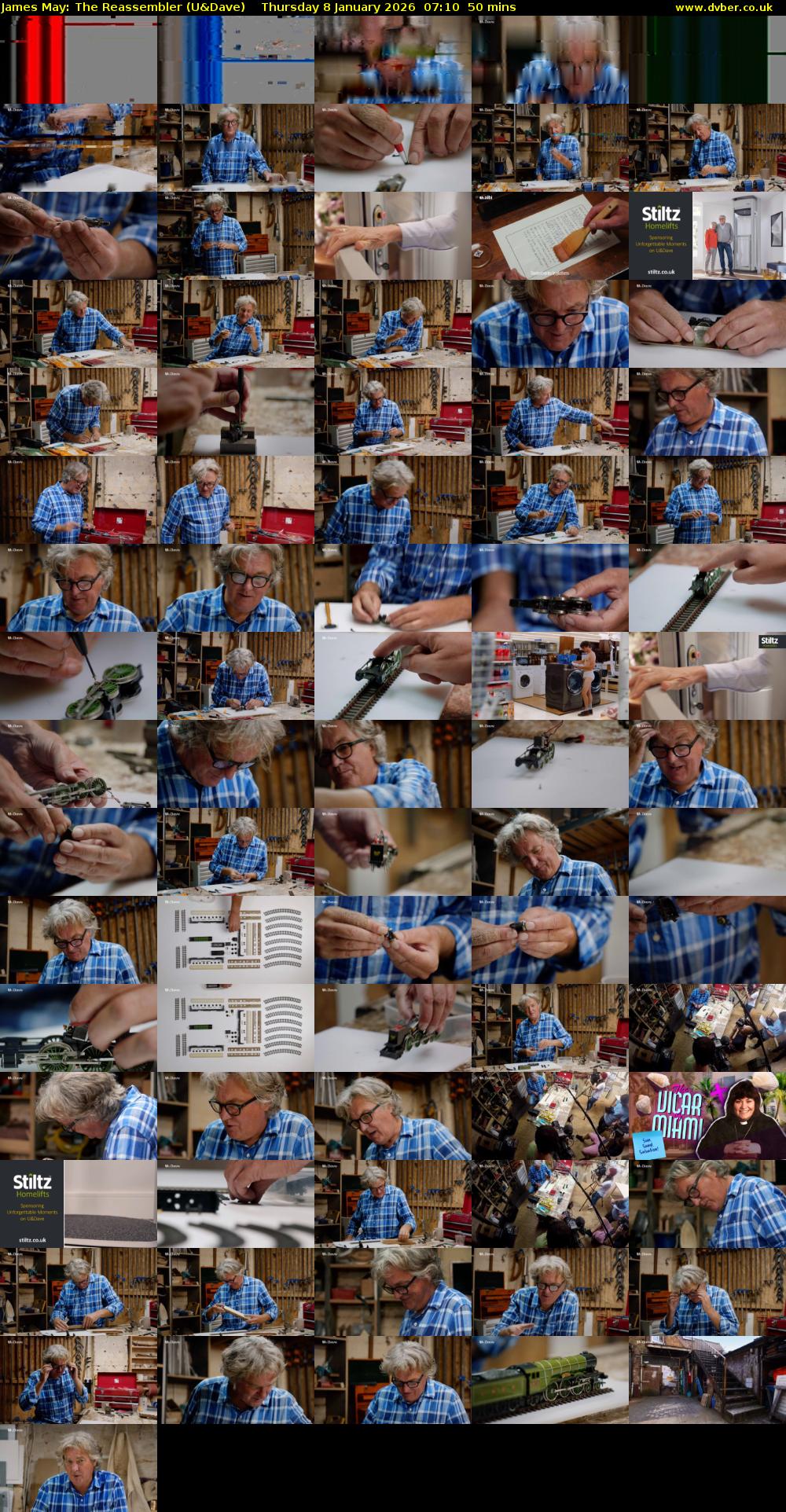 James May: The Reassembler (U&Dave) Thursday 8 January 2026 07:10 - 08:00
