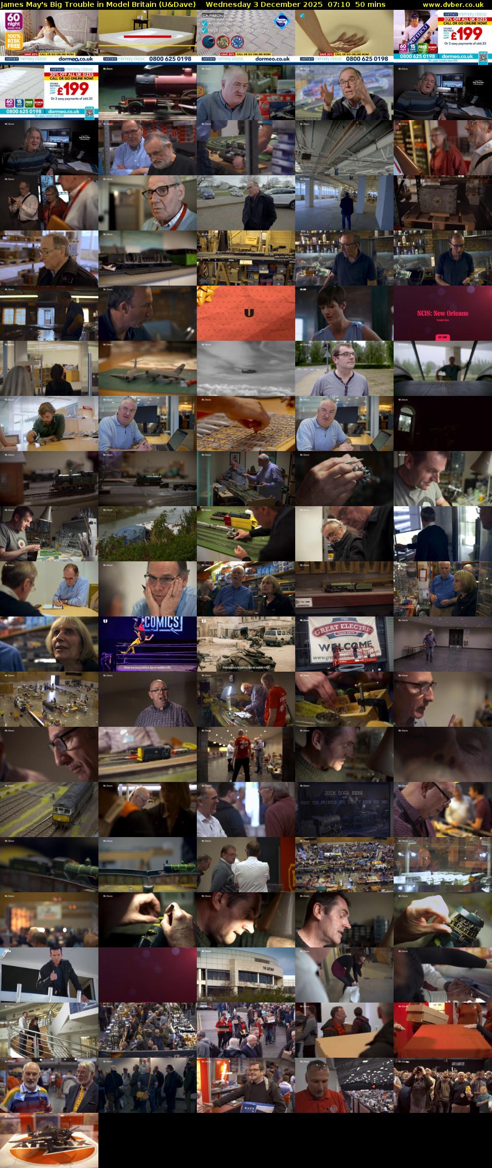 James May's Big Trouble In Model Britain (U&Dave) Wednesday 3 December 2025 07:10 - 08:00
