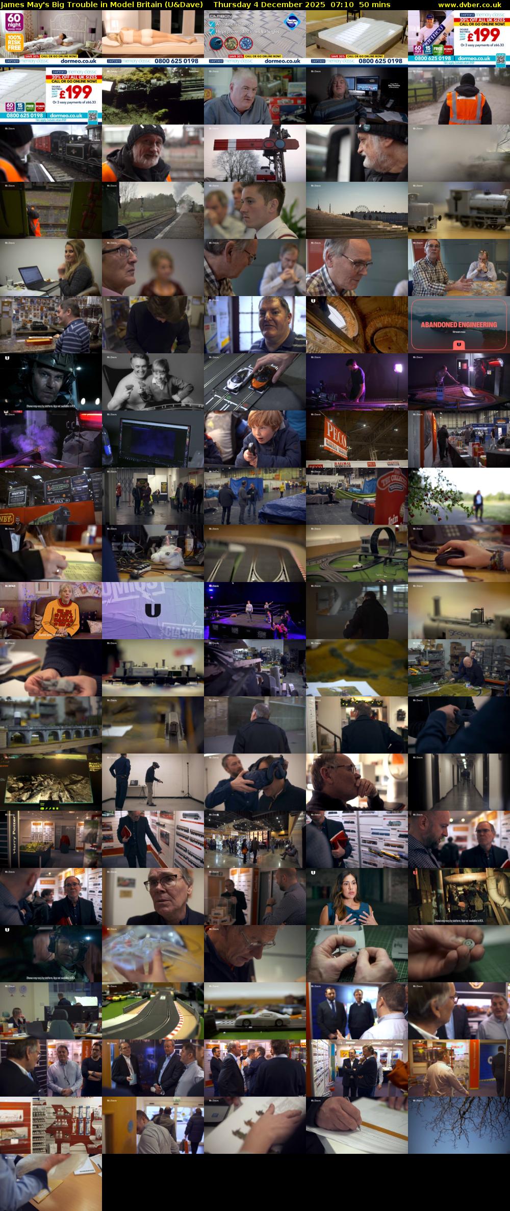 James May's Big Trouble In Model Britain (U&Dave) Thursday 4 December 2025 07:10 - 08:00