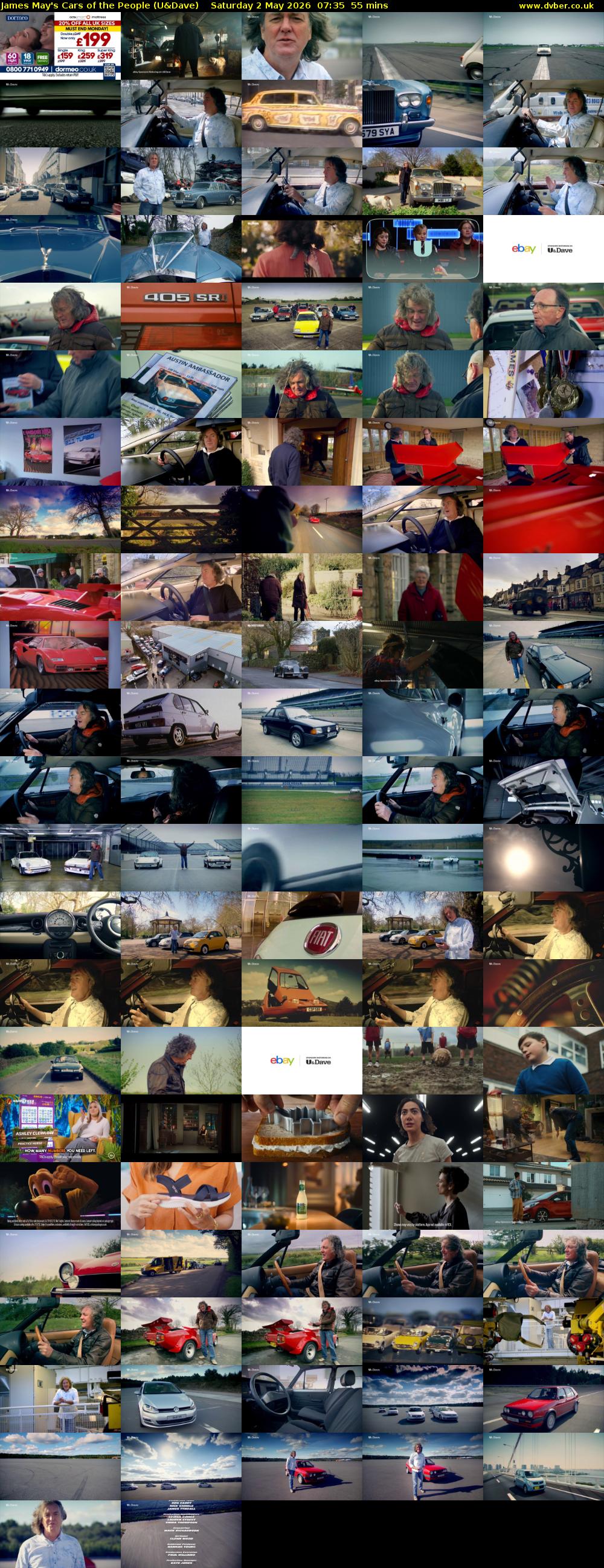 James May's Cars of the People (U&Dave) Saturday 2 May 2026 07:35 - 08:30
