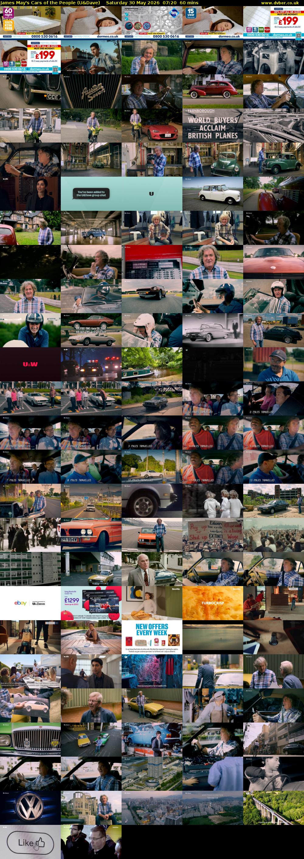 James May's Cars of the People (U&Dave) Saturday 30 May 2026 07:20 - 08:20