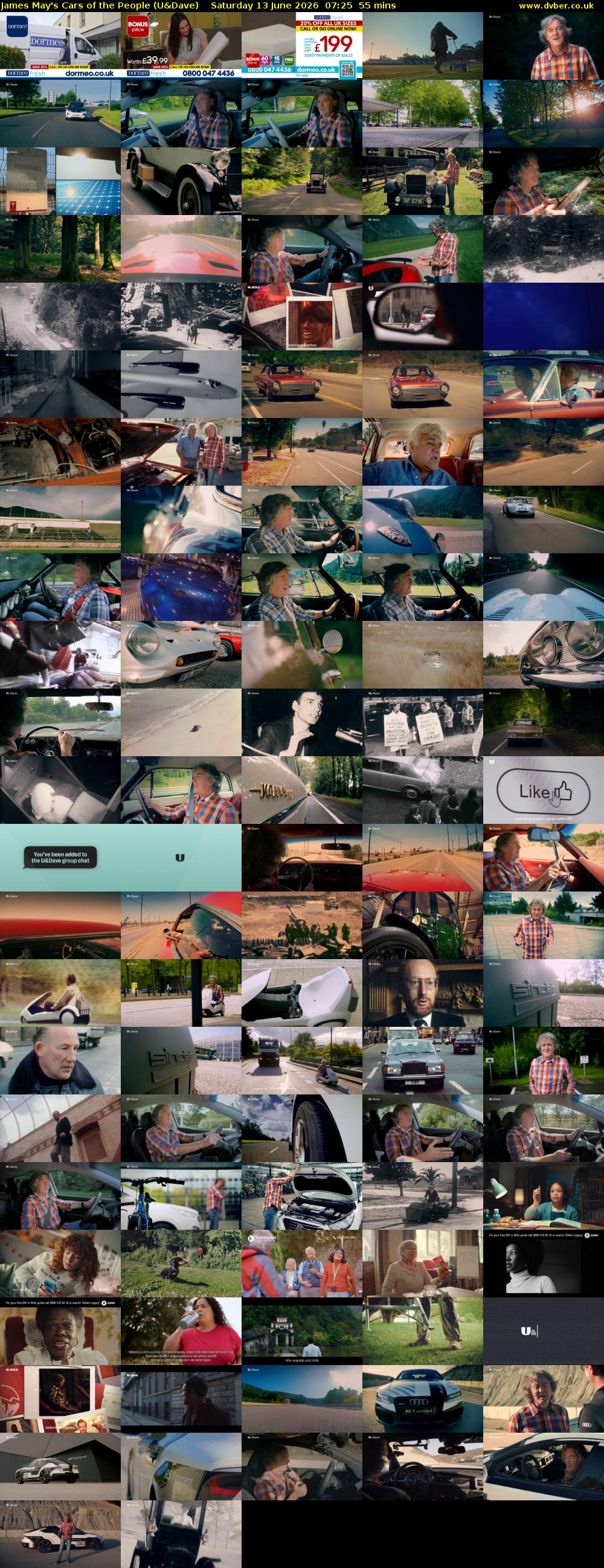 James May's Cars of the People (U&Dave) Saturday 13 June 2026 07:25 - 08:20
