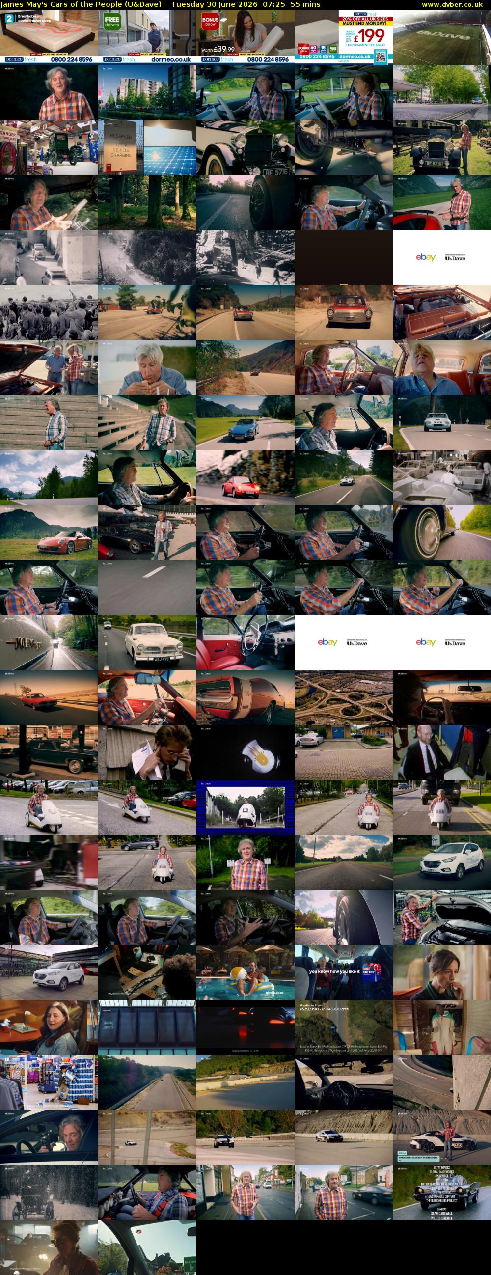 James May's Cars of the People (U&Dave) Tuesday 30 June 2026 07:25 - 08:20
