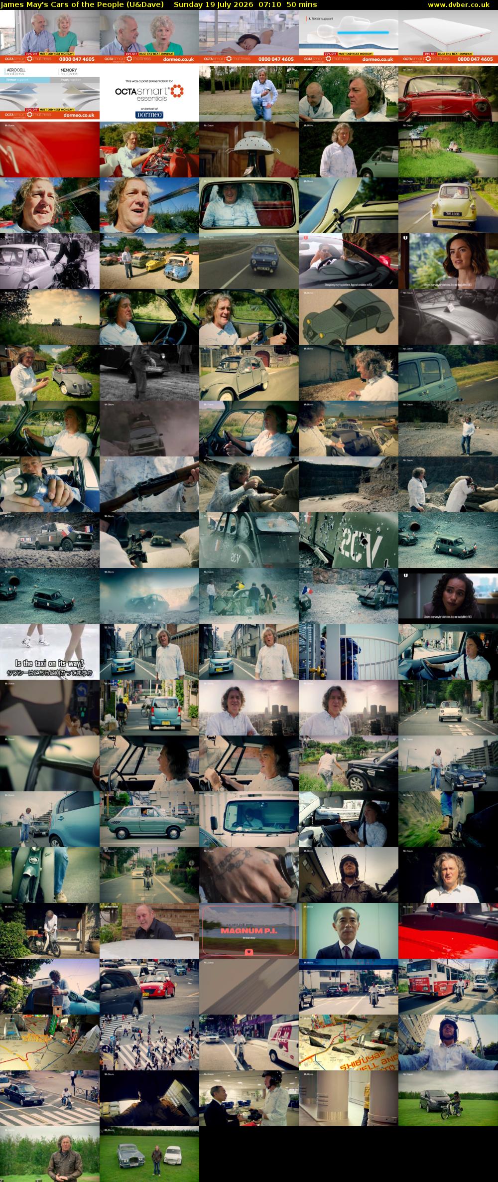 James May's Cars of the People (U&Dave) Sunday 19 July 2026 07:10 - 08:00