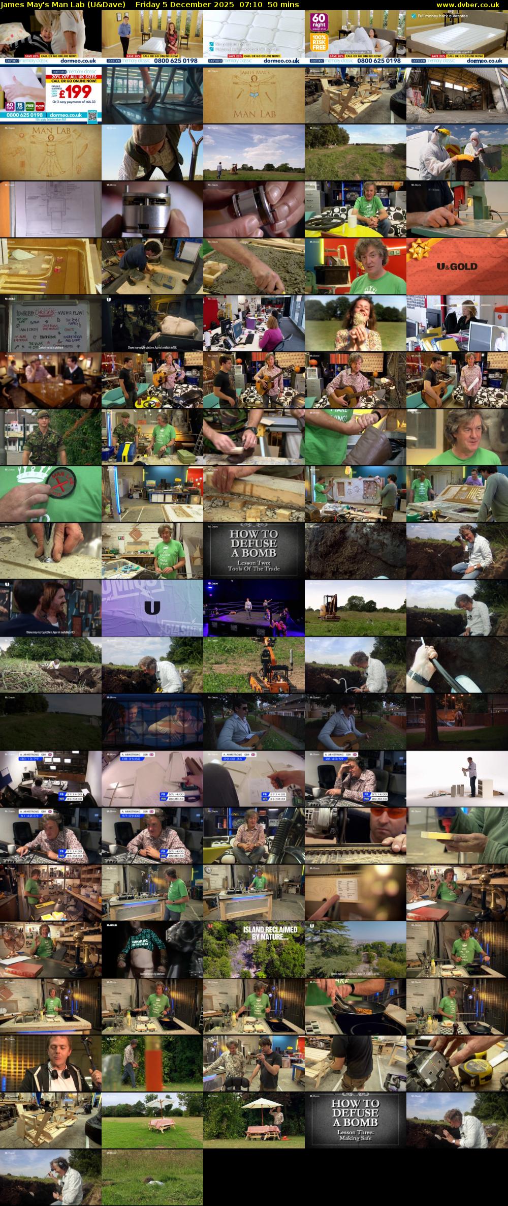 James May's Man Lab (U&Dave) Friday 5 December 2025 07:10 - 08:00
