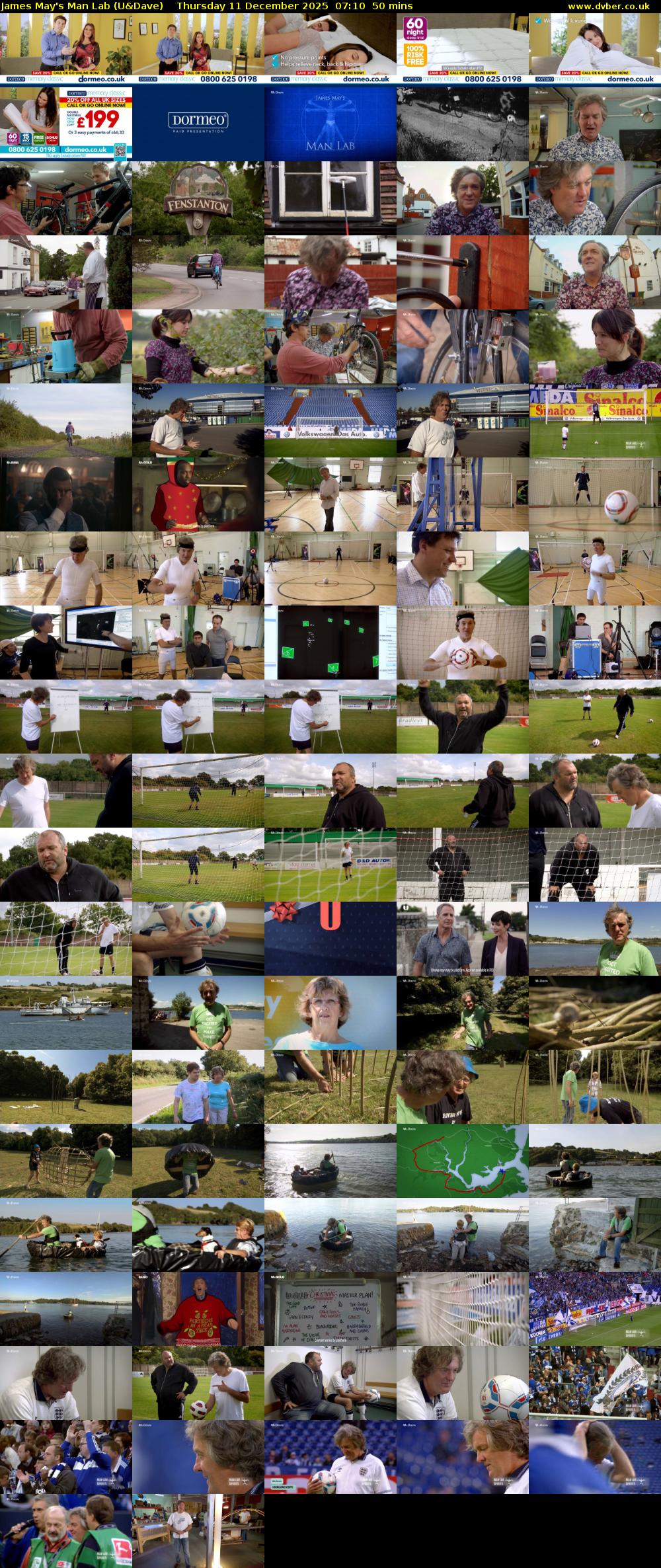 James May's Man Lab (U&Dave) Thursday 11 December 2025 07:10 - 08:00