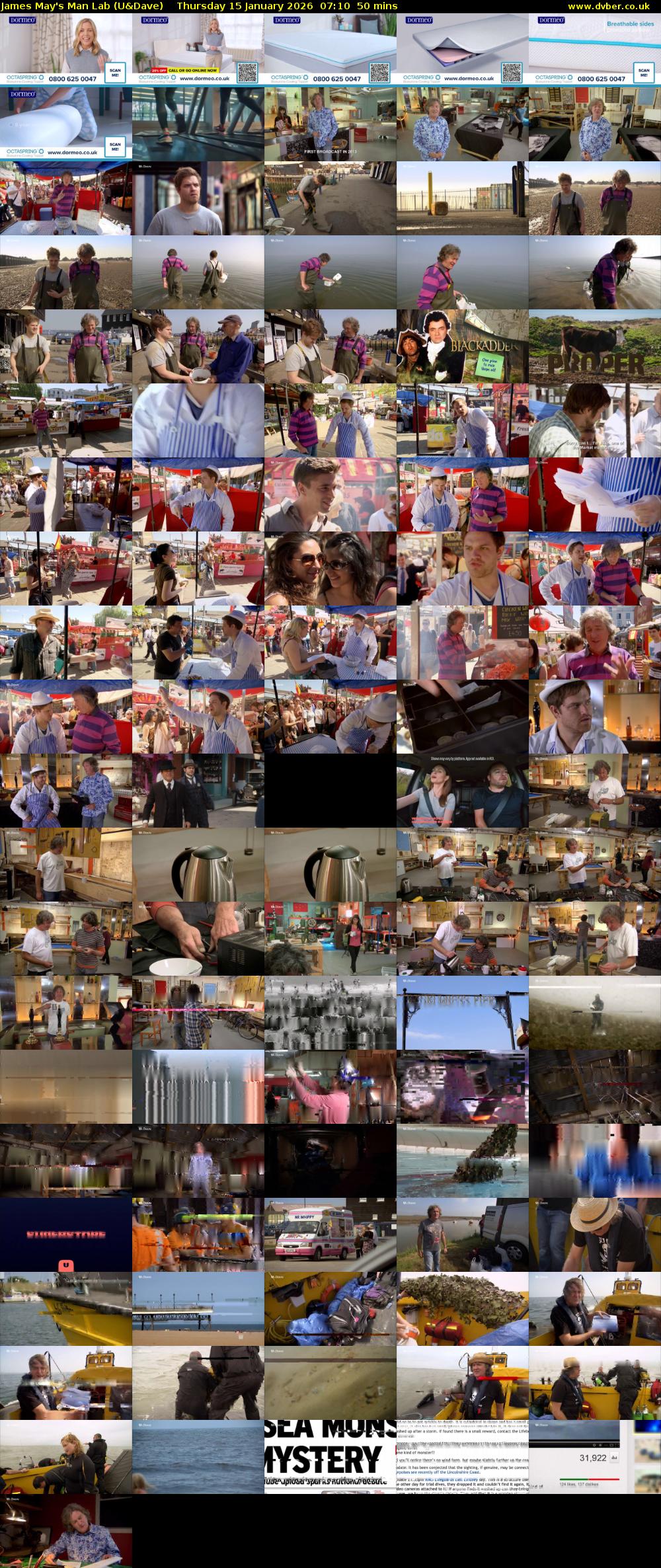 James May's Man Lab (U&Dave) Thursday 15 January 2026 07:10 - 08:00