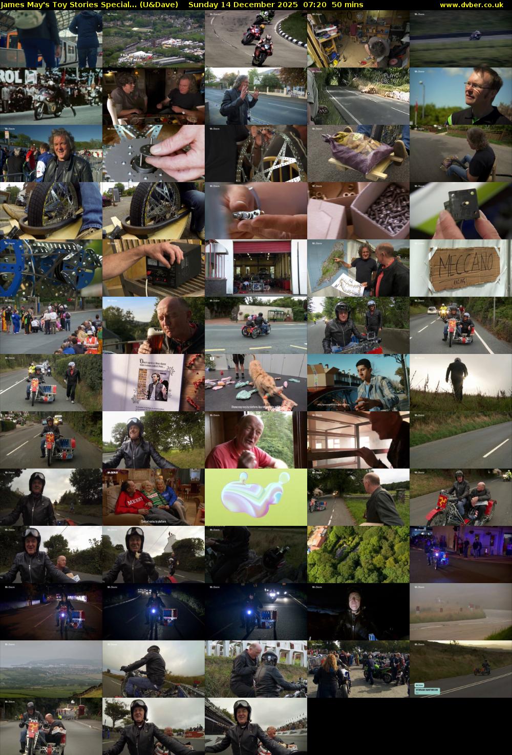 James May's Toy Stories Special... (U&Dave) Sunday 14 December 2025 07:20 - 08:10
