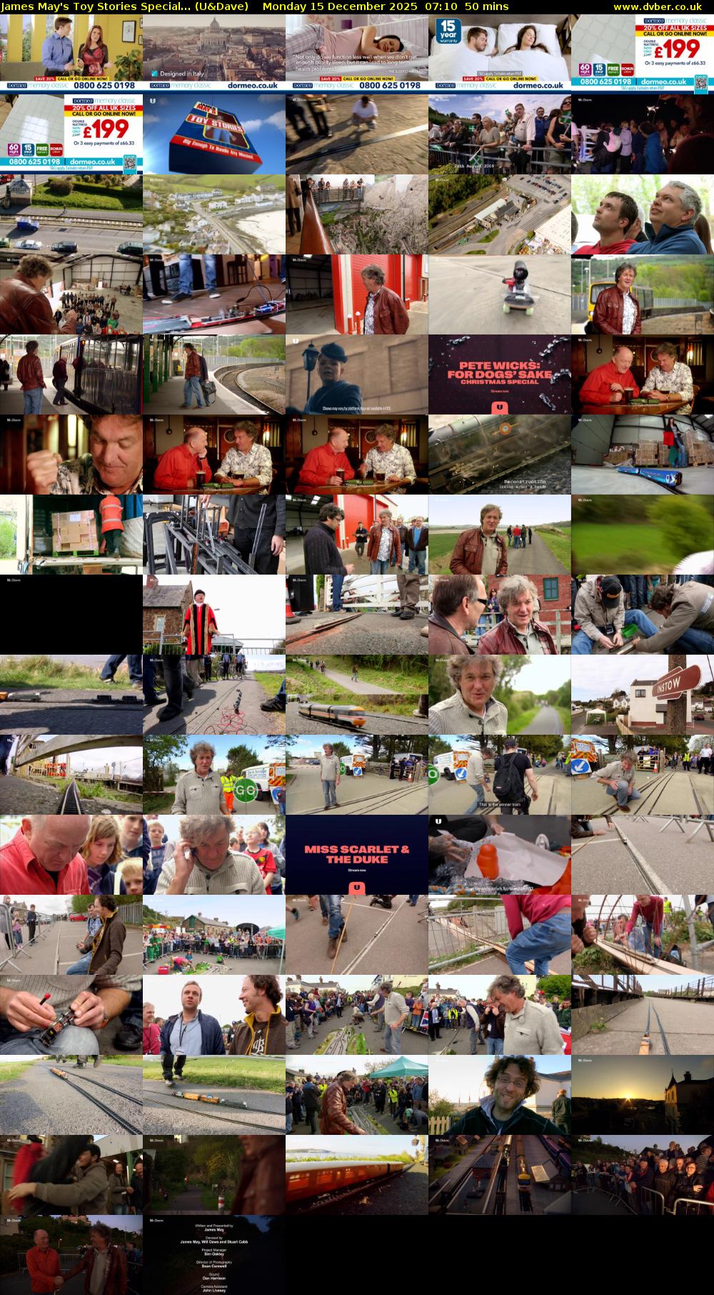 James May's Toy Stories Special... (U&Dave) Monday 15 December 2025 07:10 - 08:00