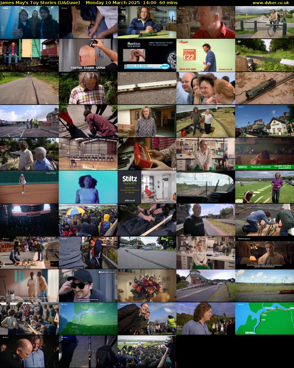 James May's Toy Stories (U&Dave) Monday 10 March 2025 14:00 - 15:00