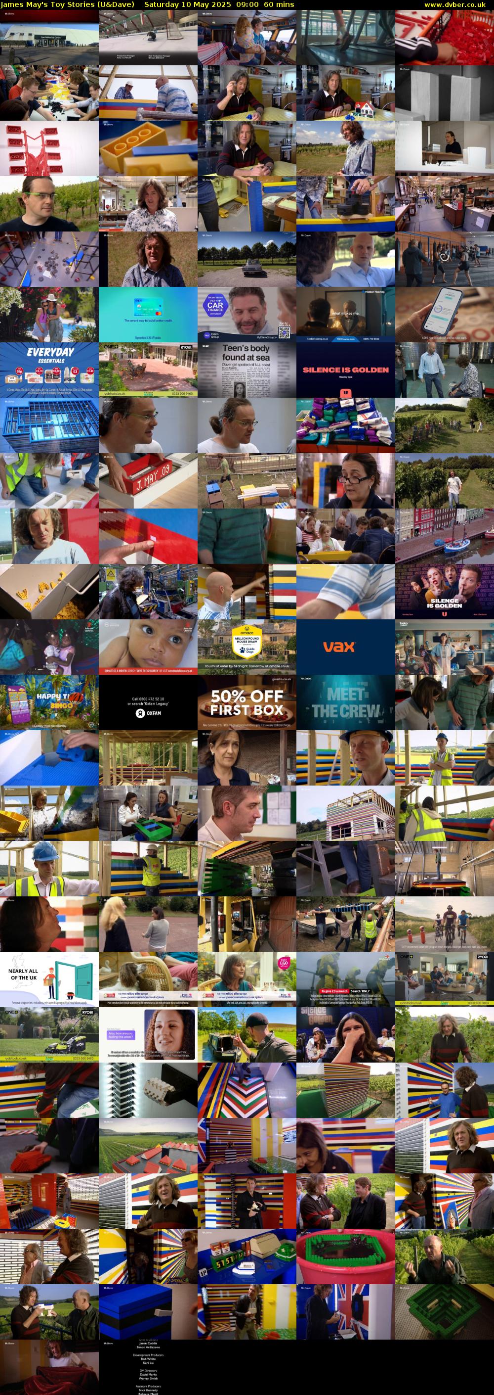 James May's Toy Stories (U&Dave) Saturday 10 May 2025 09:00 - 10:00