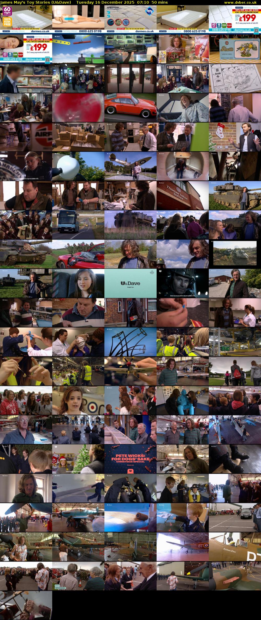 James May's Toy Stories (U&Dave) Tuesday 16 December 2025 07:10 - 08:00