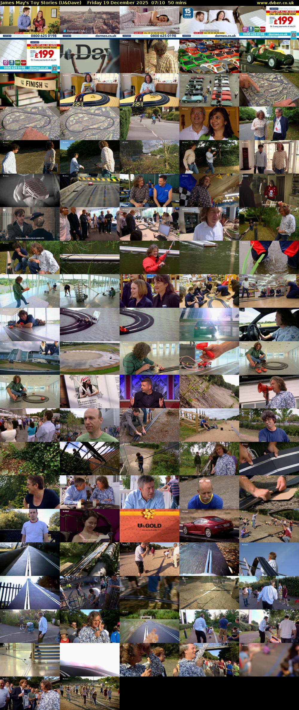 James May's Toy Stories (U&Dave) Friday 19 December 2025 07:10 - 08:00