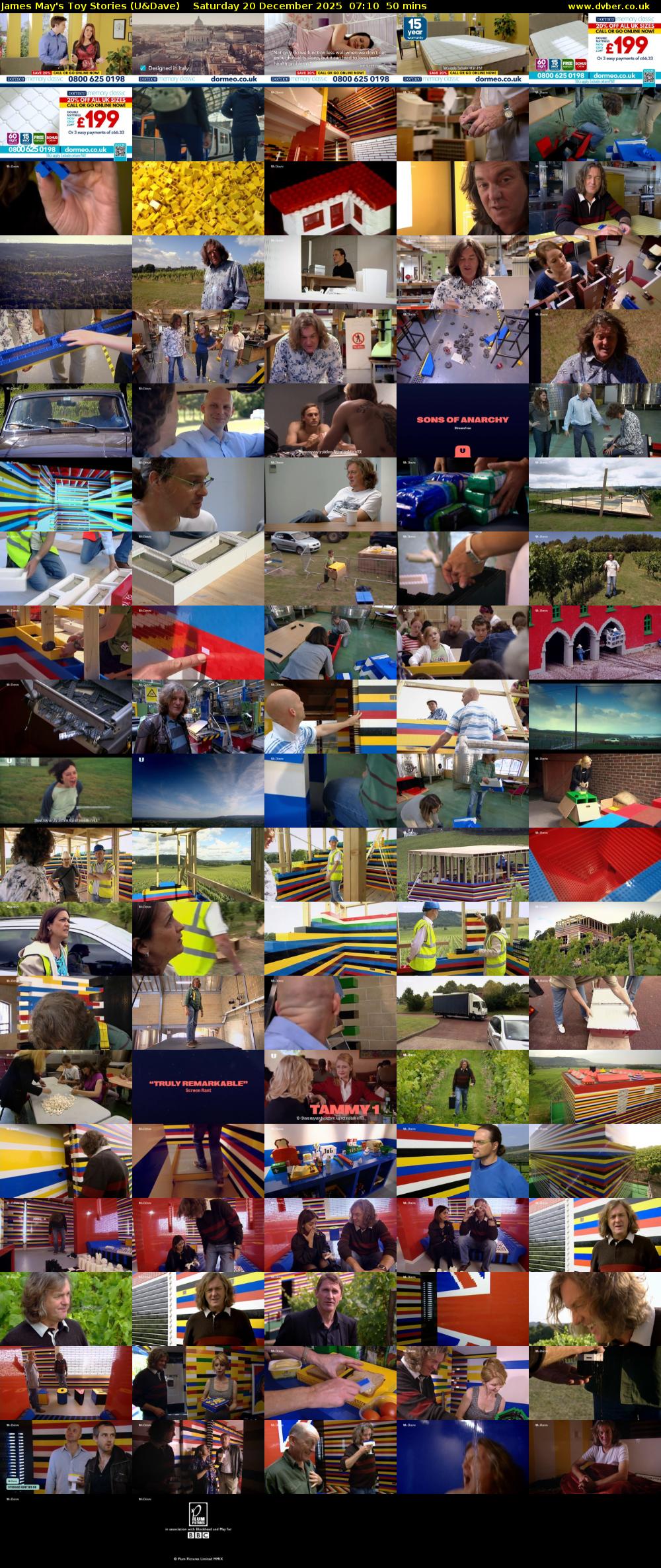 James May's Toy Stories (U&Dave) Saturday 20 December 2025 07:10 - 08:00