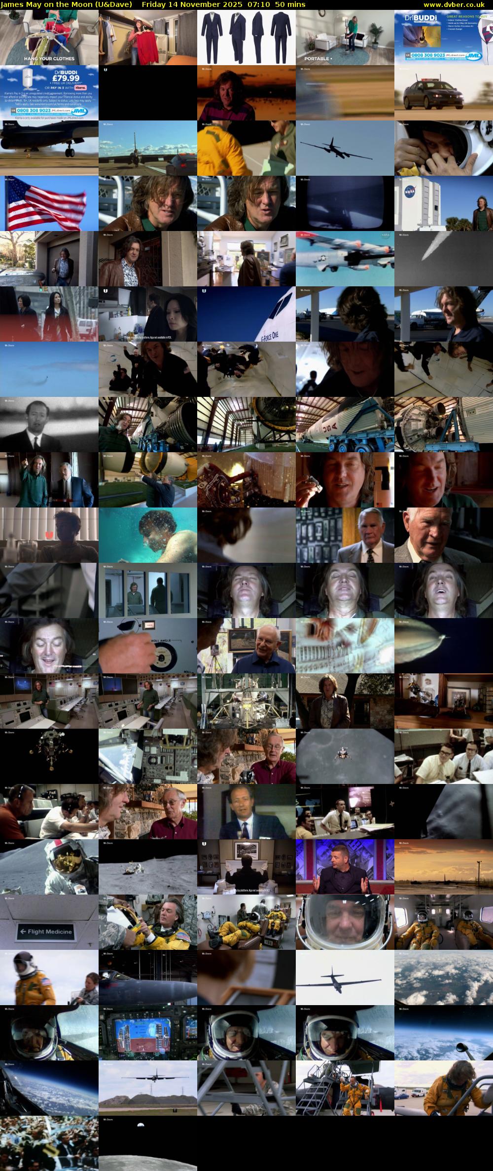 James May on the Moon (U&Dave) Friday 14 November 2025 07:10 - 08:00