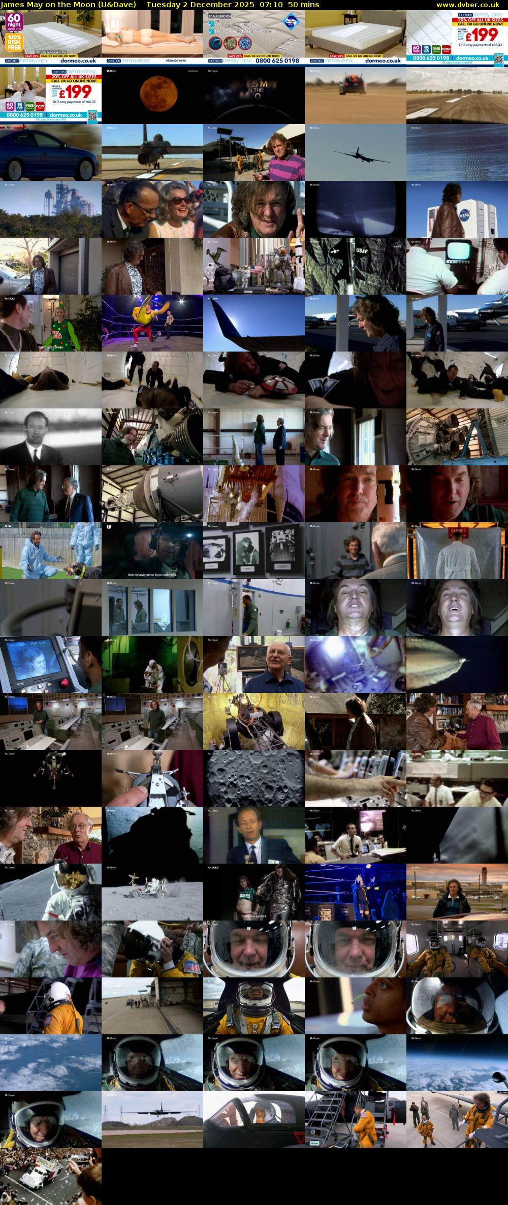 James May on the Moon (U&Dave) Tuesday 2 December 2025 07:10 - 08:00
