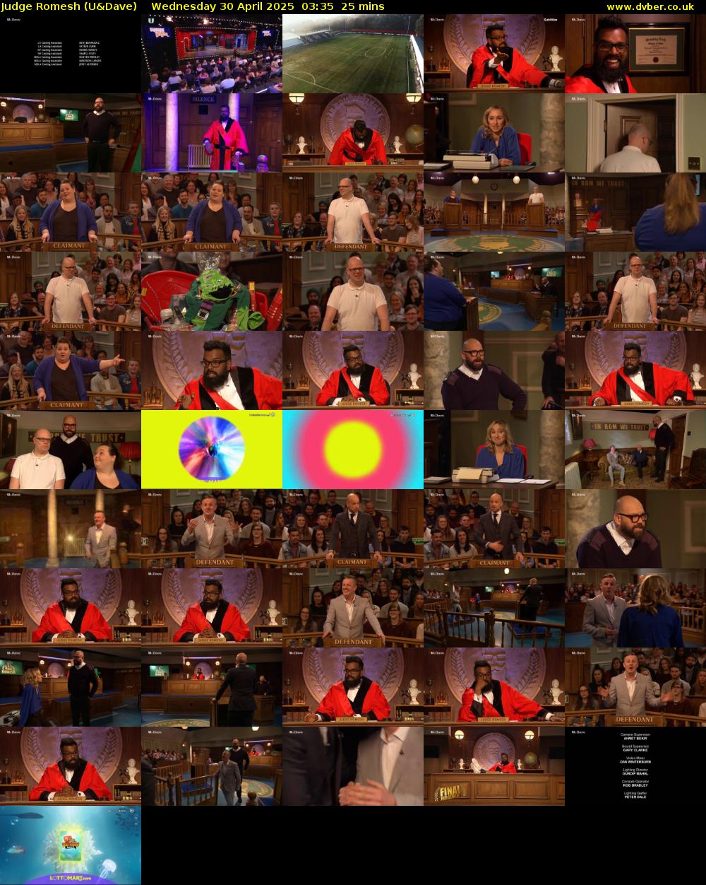 Judge Romesh (U&Dave) Wednesday 30 April 2025 03:35 - 04:00