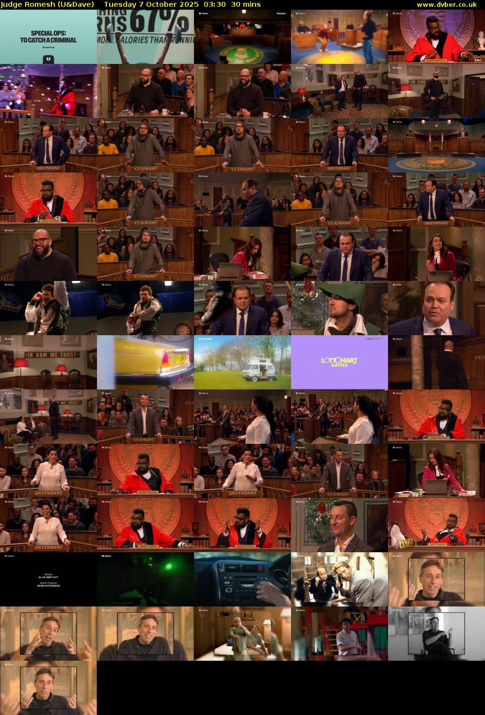 Judge Romesh (U&Dave) Tuesday 7 October 2025 03:30 - 04:00