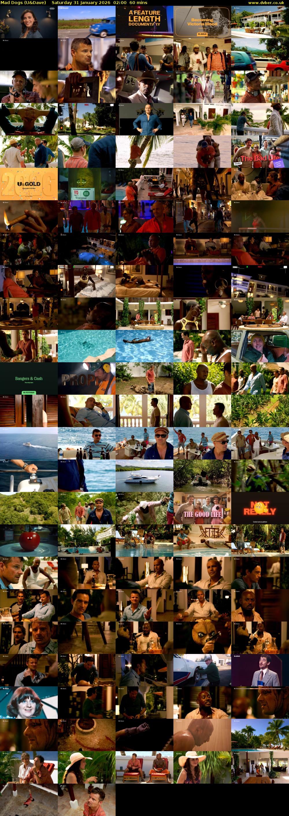 Mad Dogs (U&Dave) Saturday 31 January 2026 02:00 - 03:00