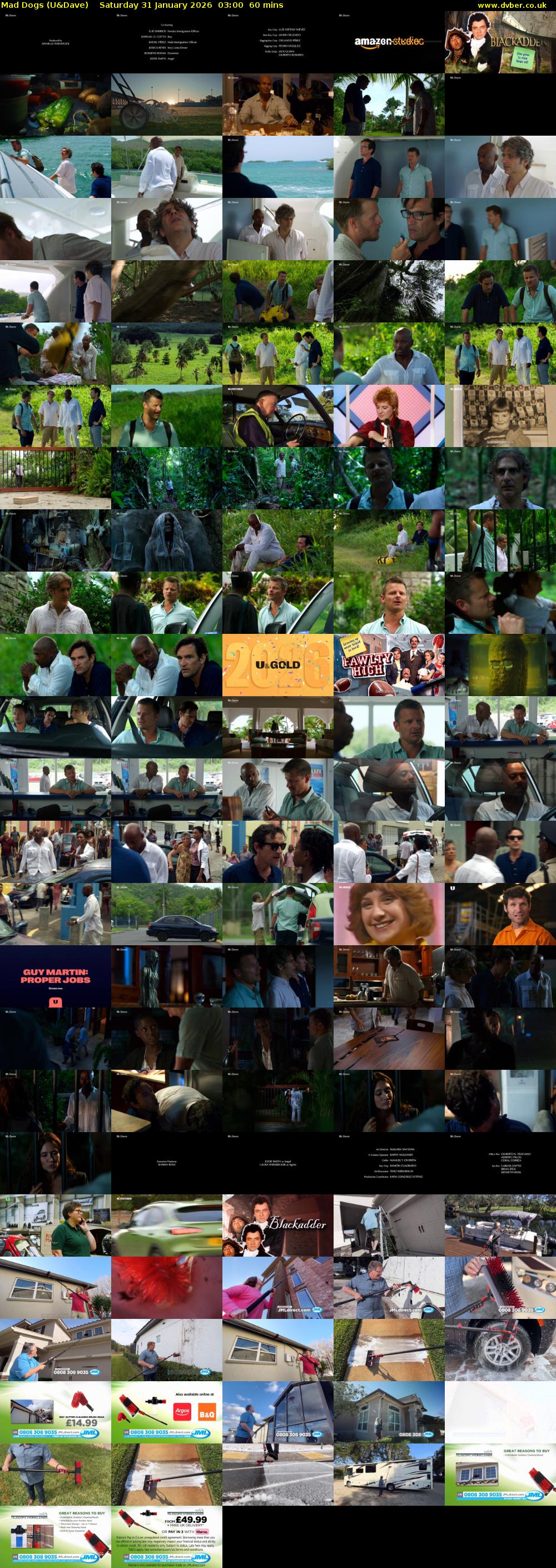 Mad Dogs (U&Dave) Saturday 31 January 2026 03:00 - 04:00