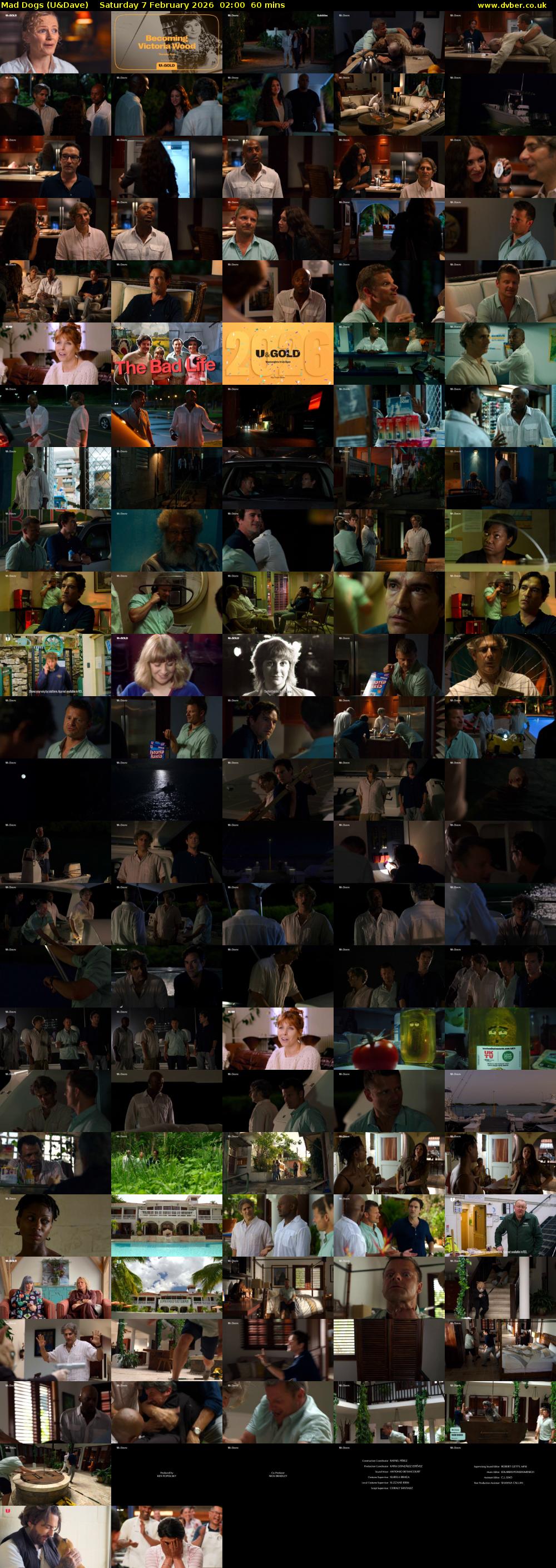 Mad Dogs (U&Dave) Saturday 7 February 2026 02:00 - 03:00