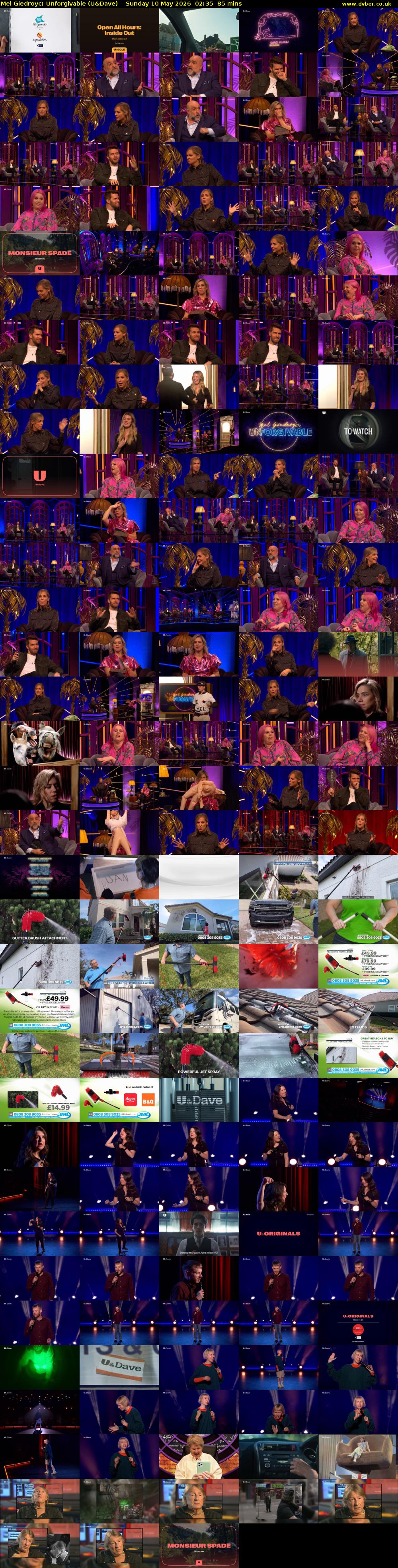 Mel Giedroyc: Unforgivable (U&Dave) Sunday 10 May 2026 02:35 - 04:00
