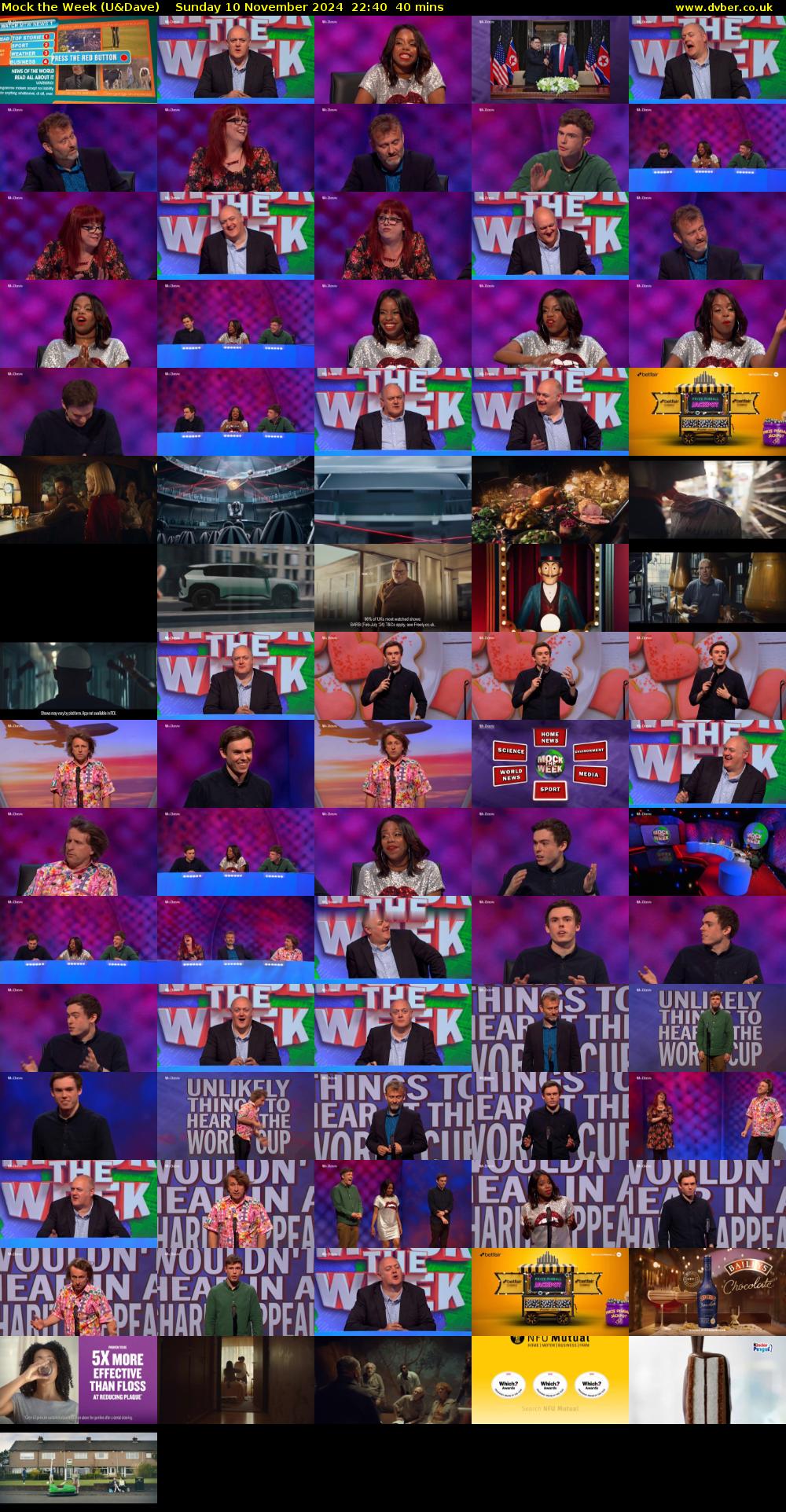 Mock the Week (U&Dave) Sunday 10 November 2024 22:40 - 23:20
