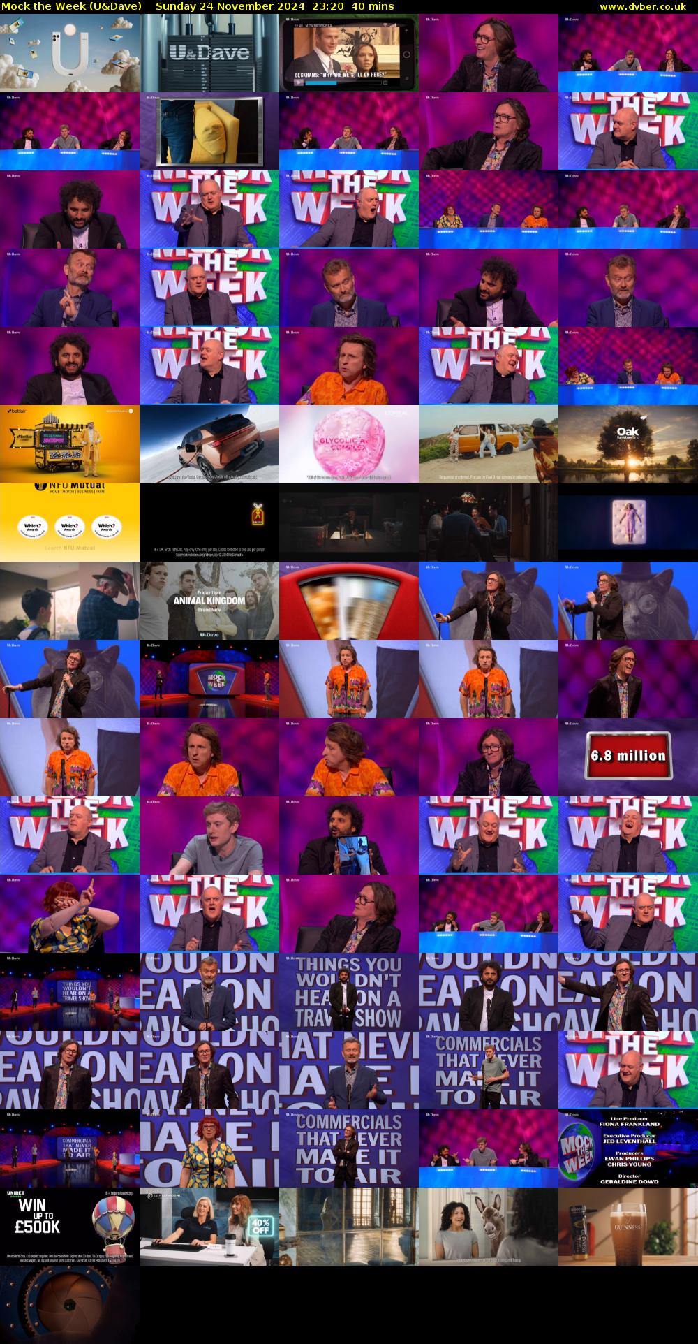 Mock the Week (U&Dave) Sunday 24 November 2024 23:20 - 00:00