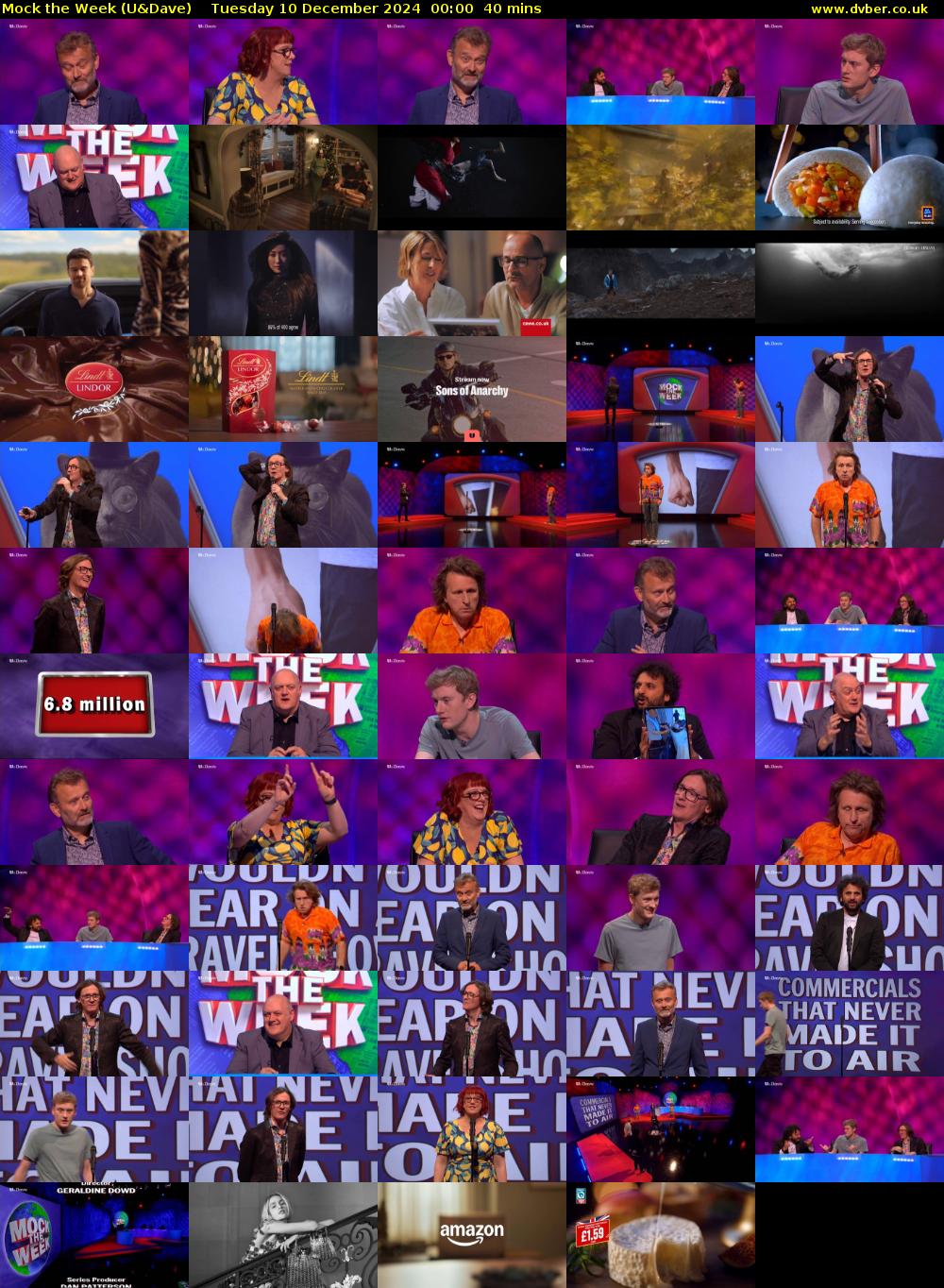 Mock the Week (U&Dave) Tuesday 10 December 2024 00:00 - 00:40