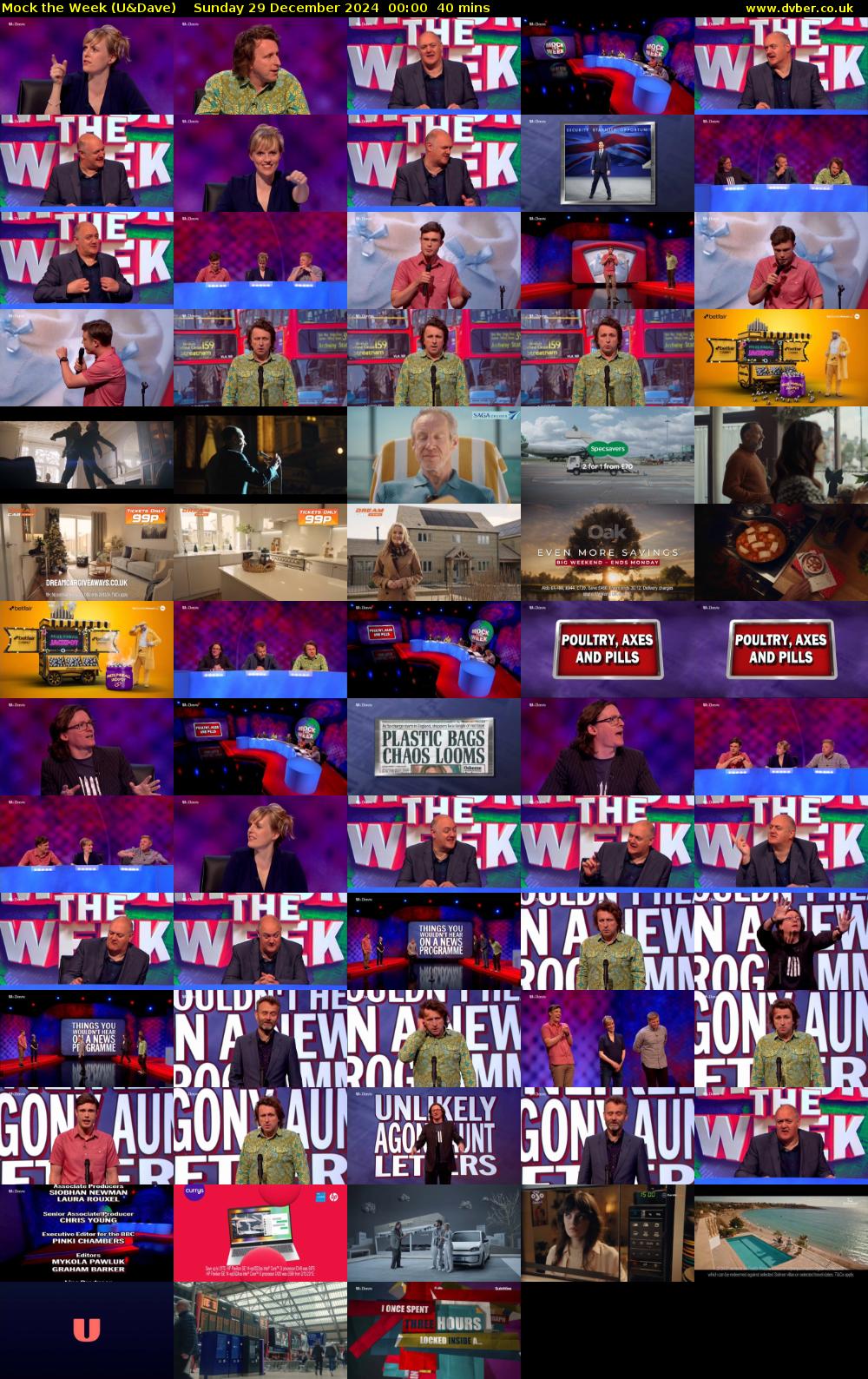 Mock the Week (U&Dave) Sunday 29 December 2024 00:00 - 00:40