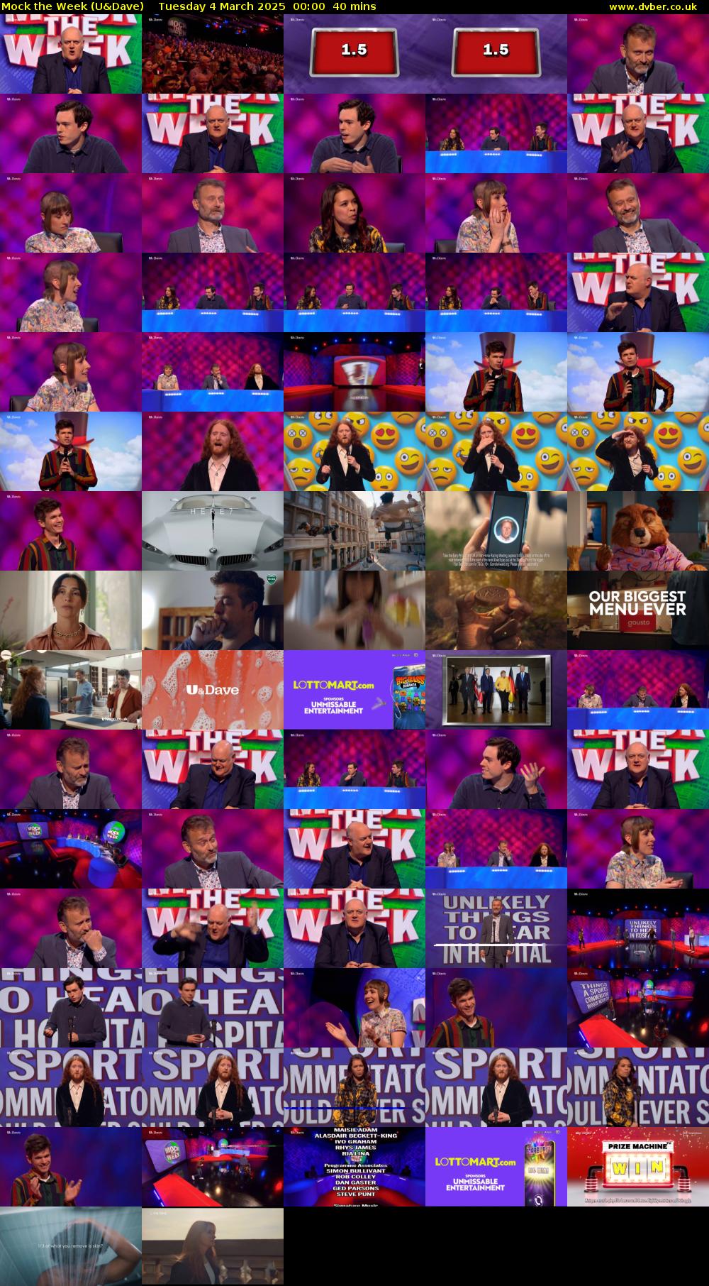 Mock the Week (U&Dave) Tuesday 4 March 2025 00:00 - 00:40