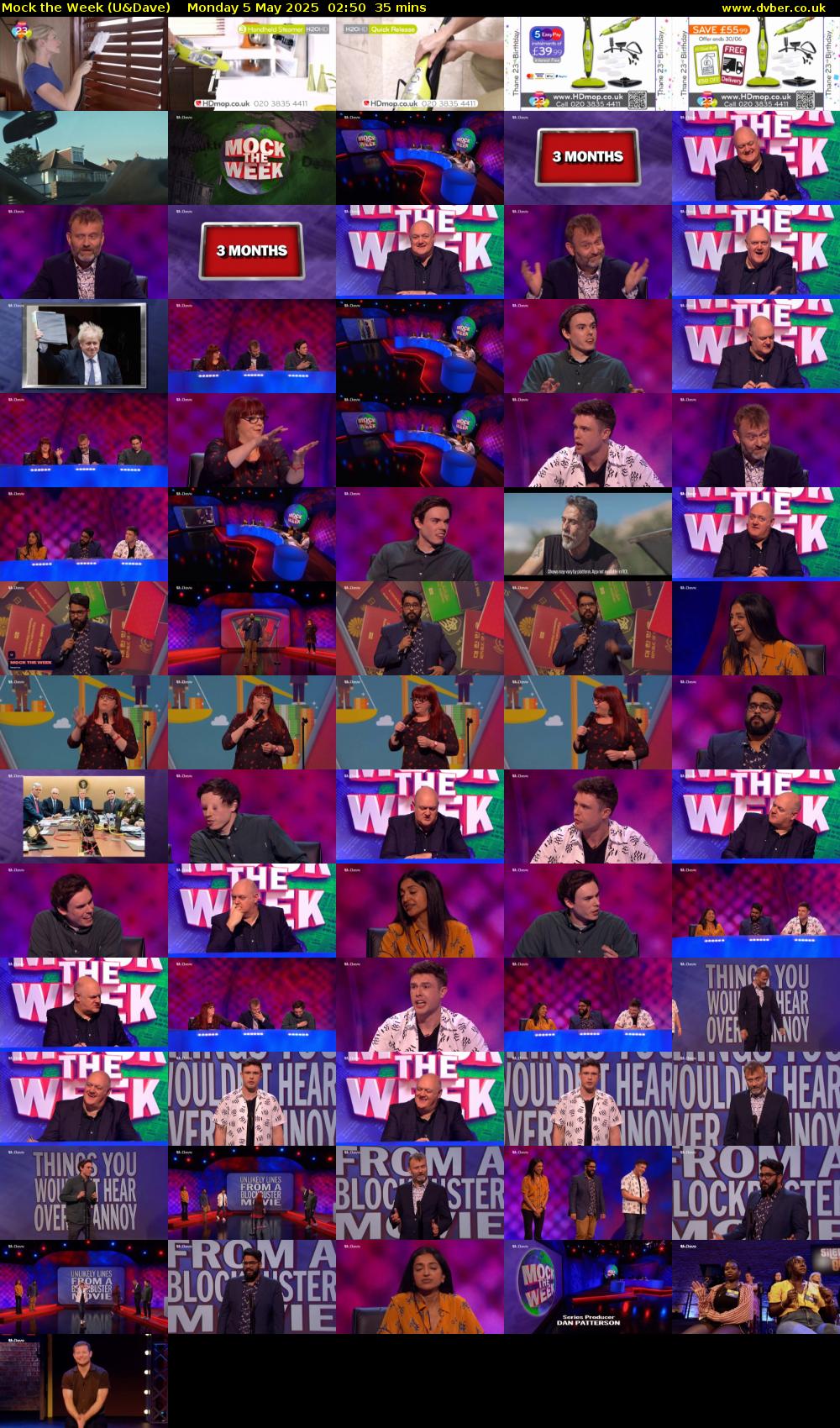 Mock the Week (U&Dave) Monday 5 May 2025 02:50 - 03:25