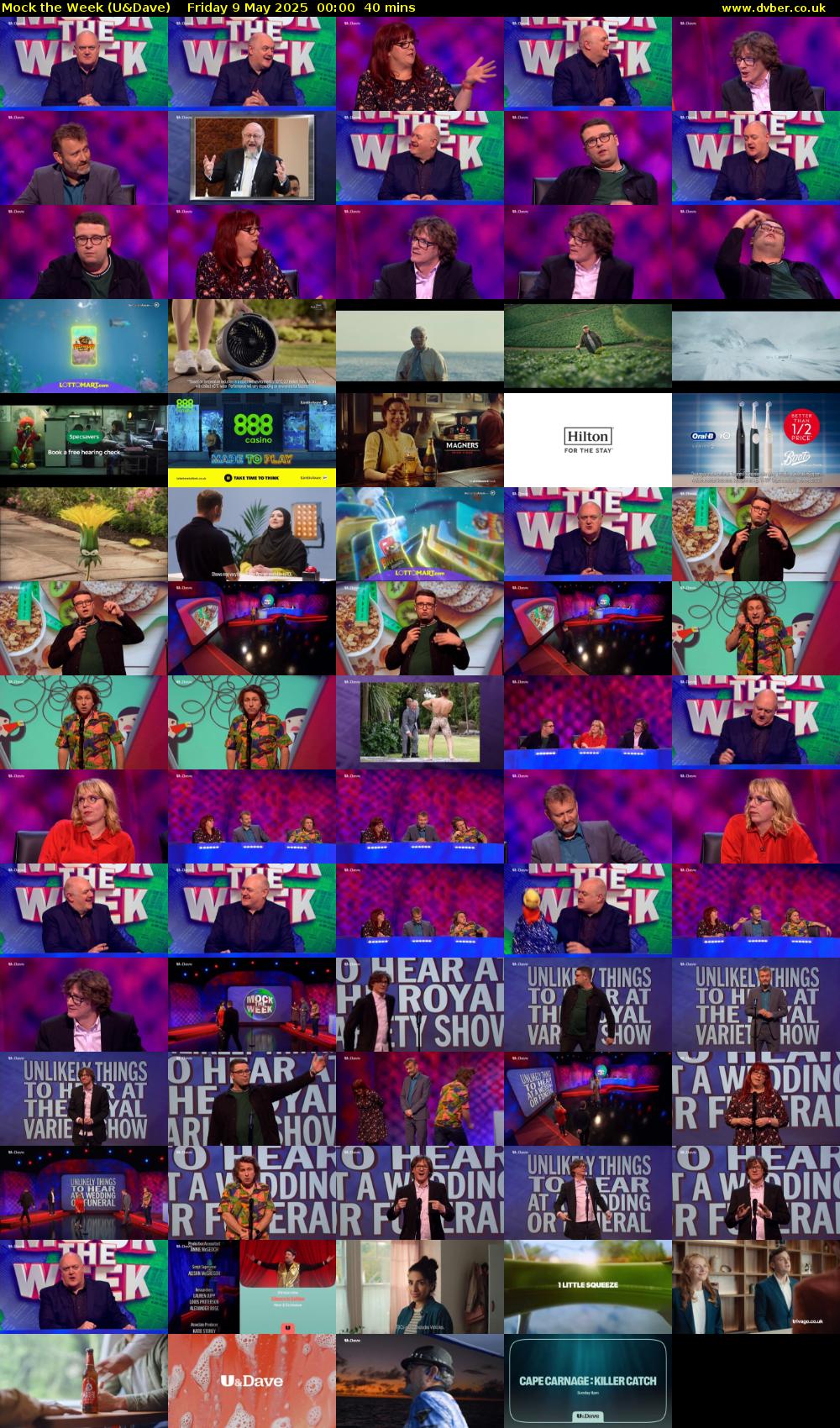 Mock the Week (U&Dave) Friday 9 May 2025 00:00 - 00:40
