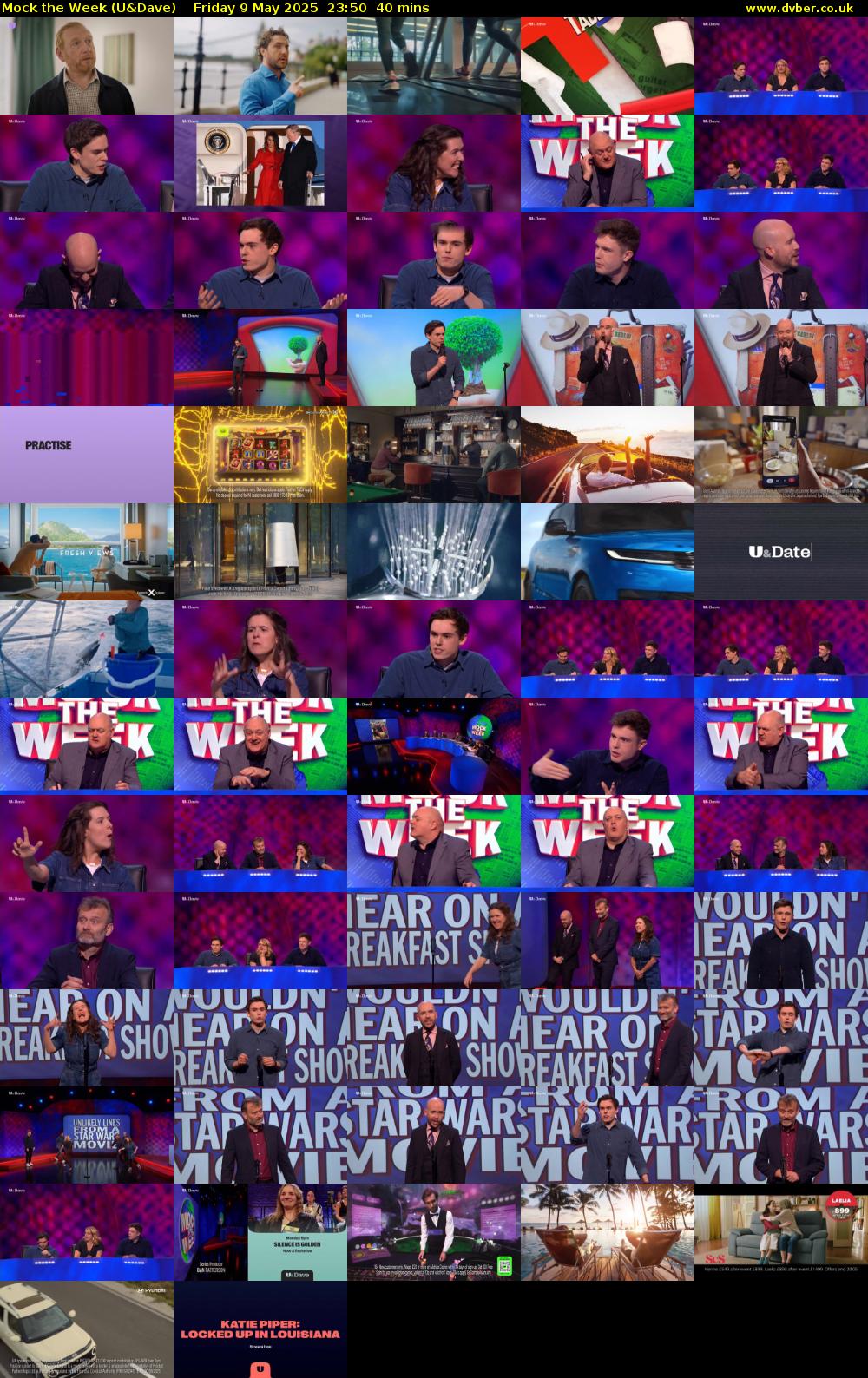 Mock the Week (U&Dave) Friday 9 May 2025 23:50 - 00:30