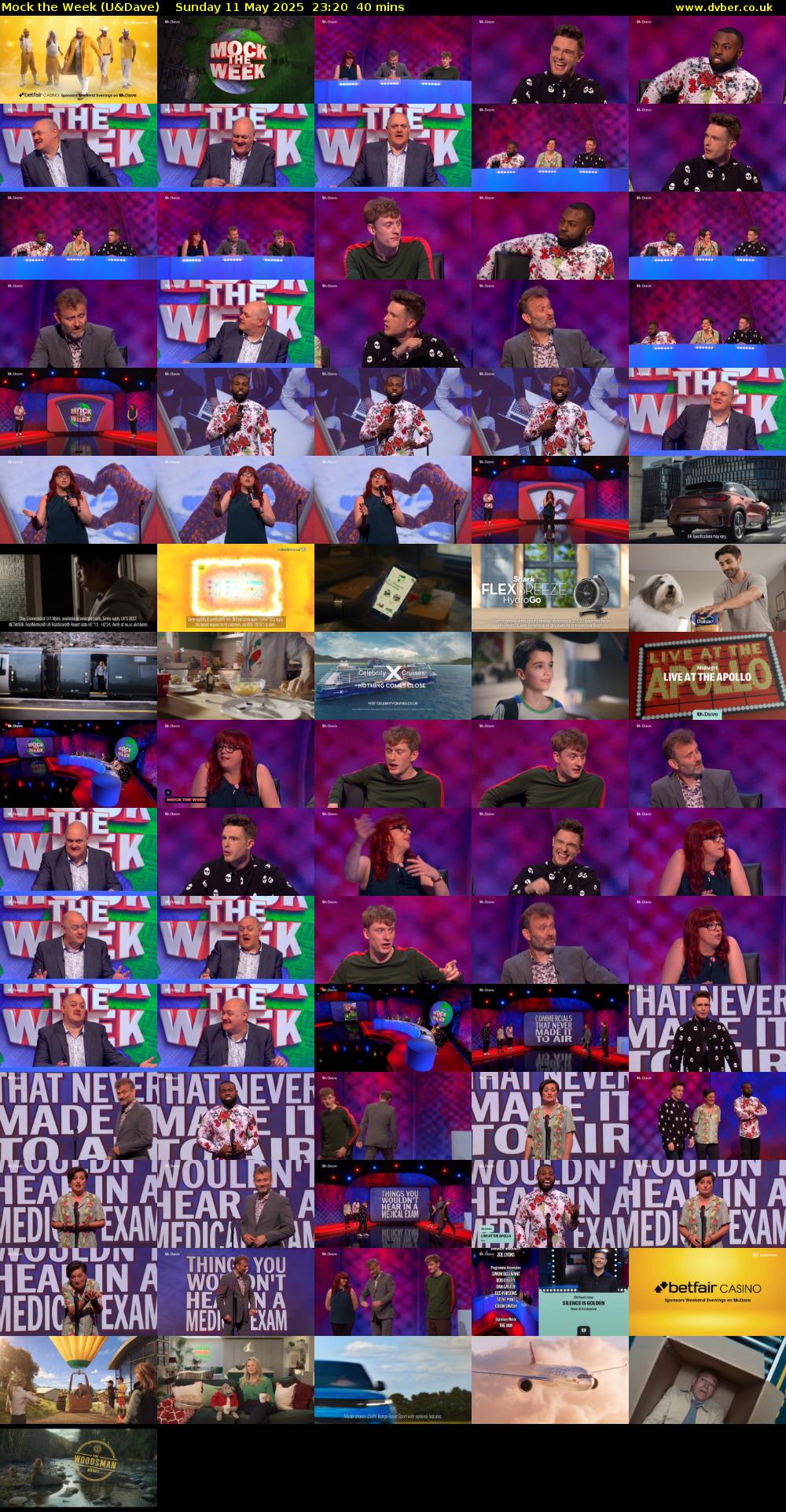 Mock the Week (U&Dave) Sunday 11 May 2025 23:20 - 00:00