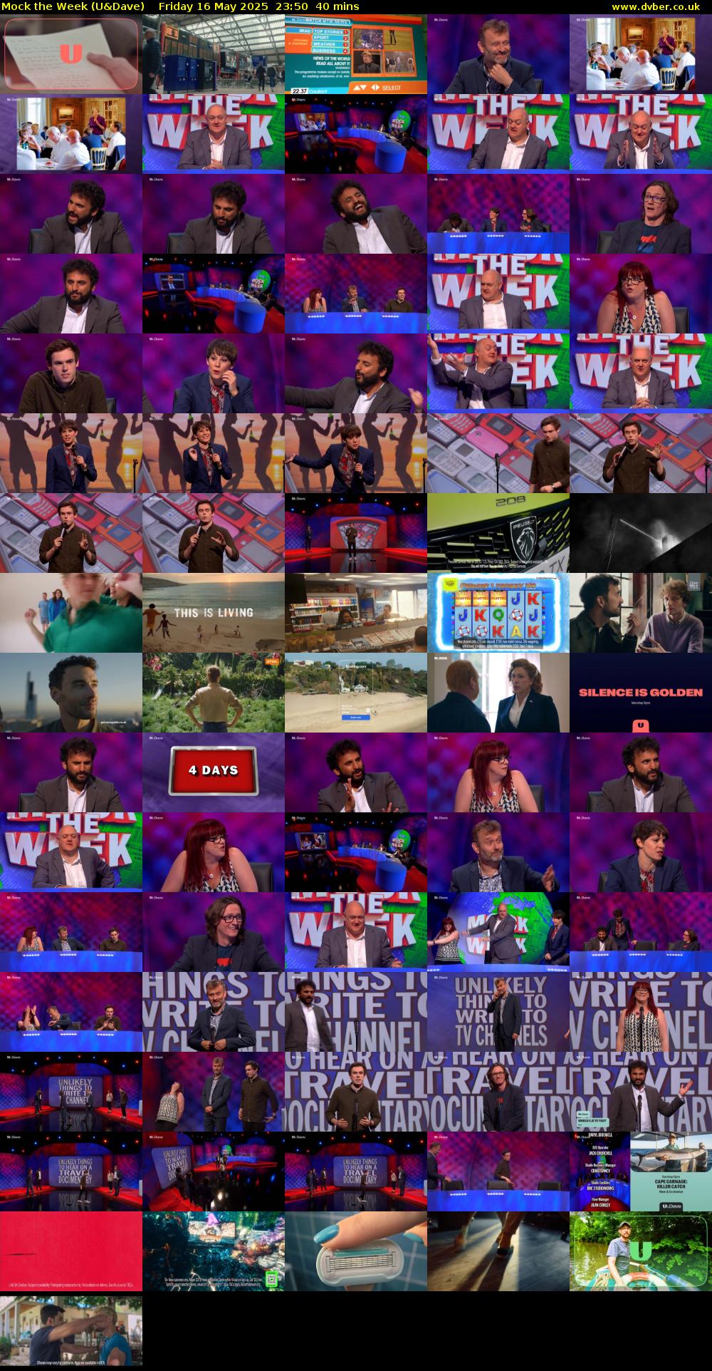 Mock the Week (U&Dave) Friday 16 May 2025 23:50 - 00:30