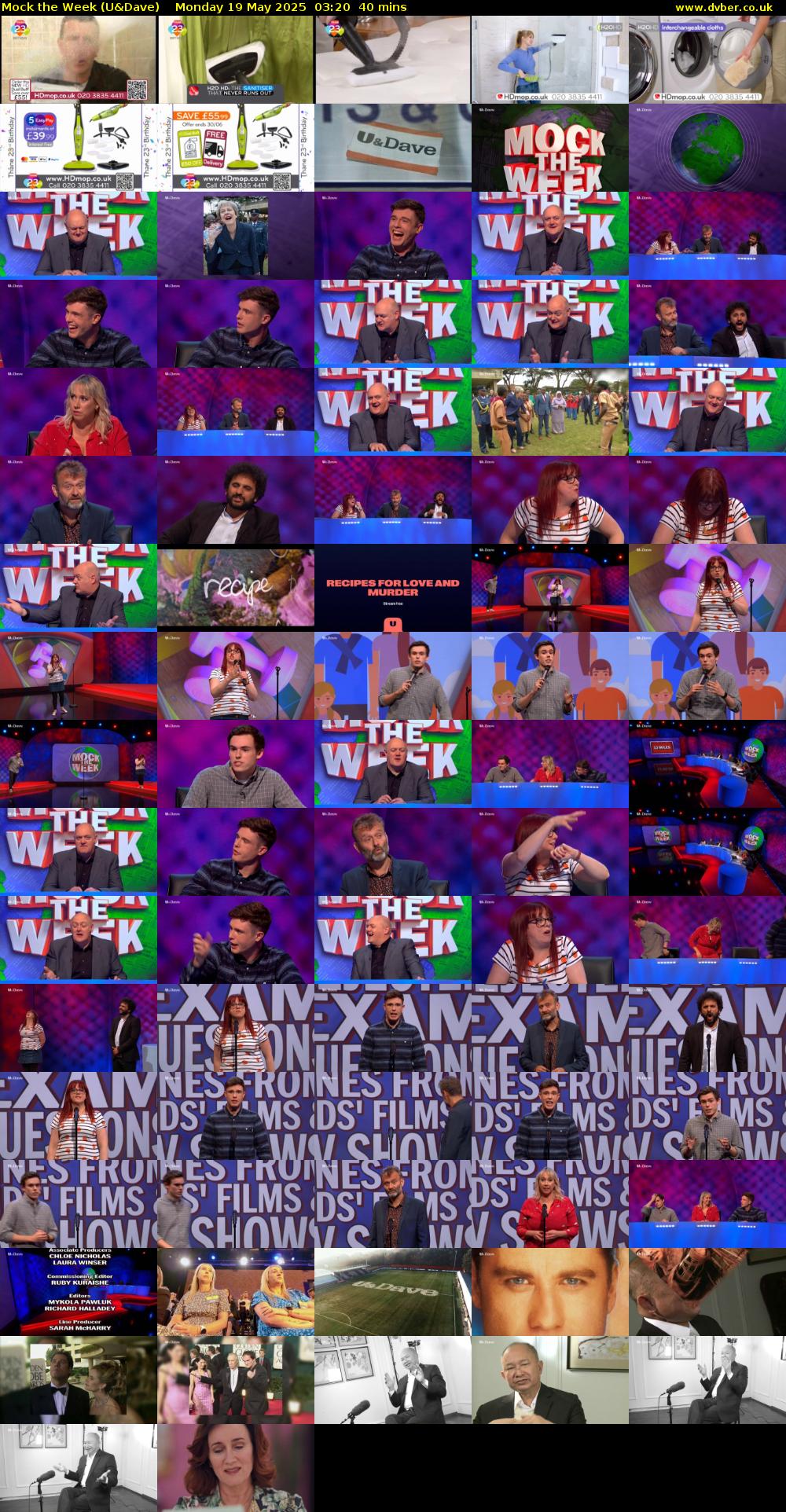 Mock the Week (U&Dave) Monday 19 May 2025 03:20 - 04:00