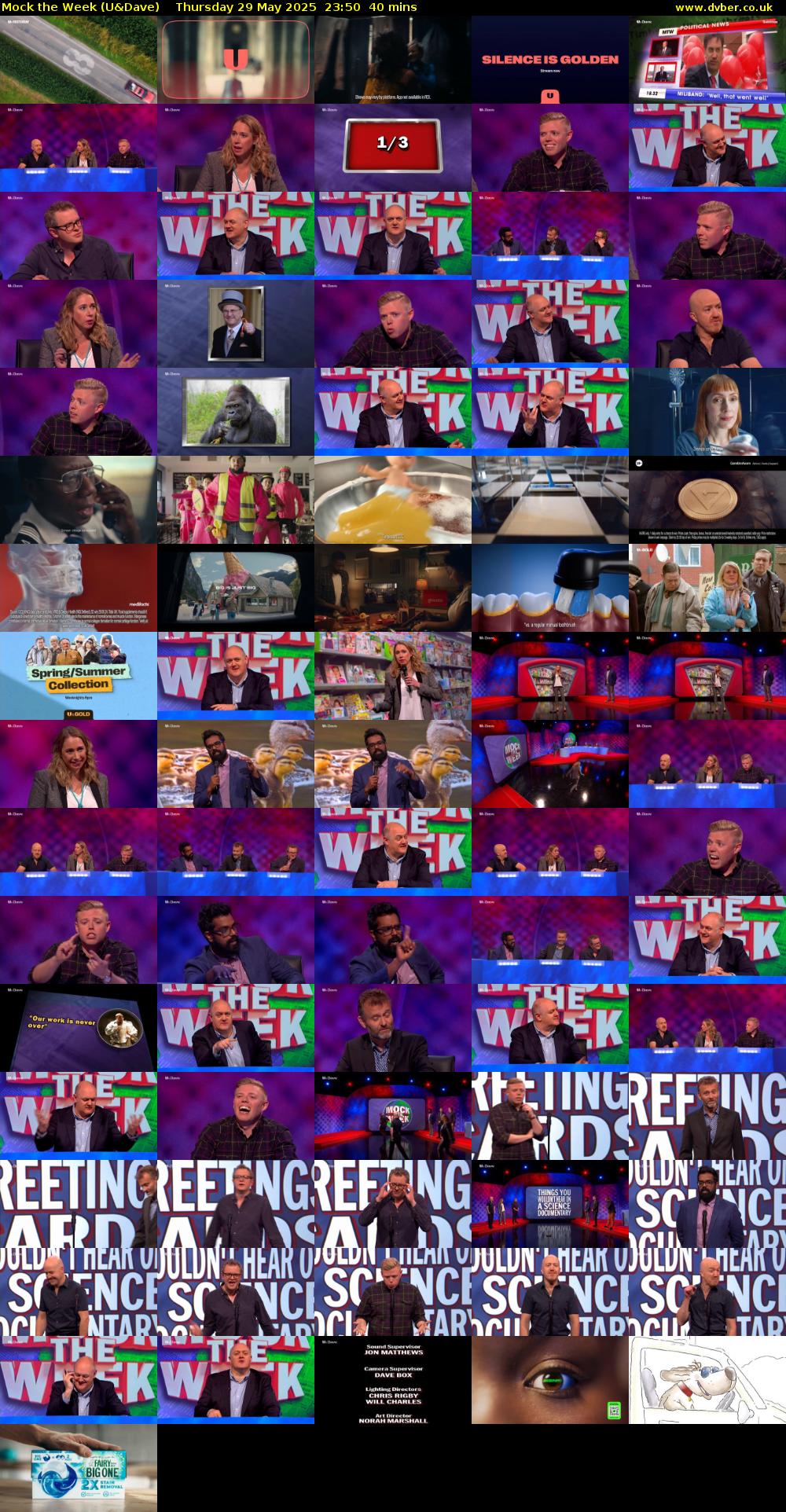 Mock the Week (U&Dave) Thursday 29 May 2025 23:50 - 00:30
