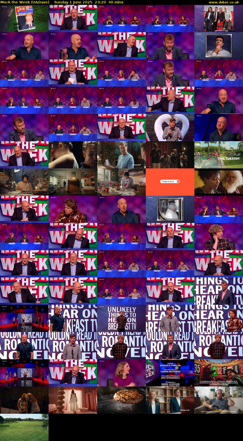 Mock the Week (U&Dave) Sunday 1 June 2025 23:20 - 00:00