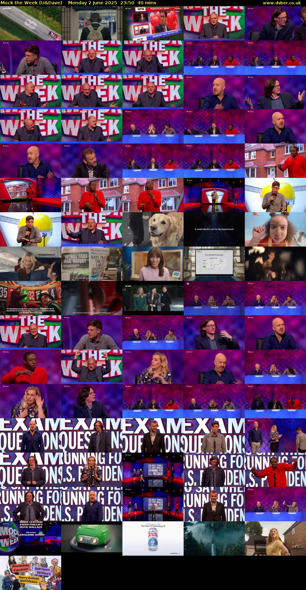 Mock the Week (U&Dave) Monday 2 June 2025 23:50 - 00:30