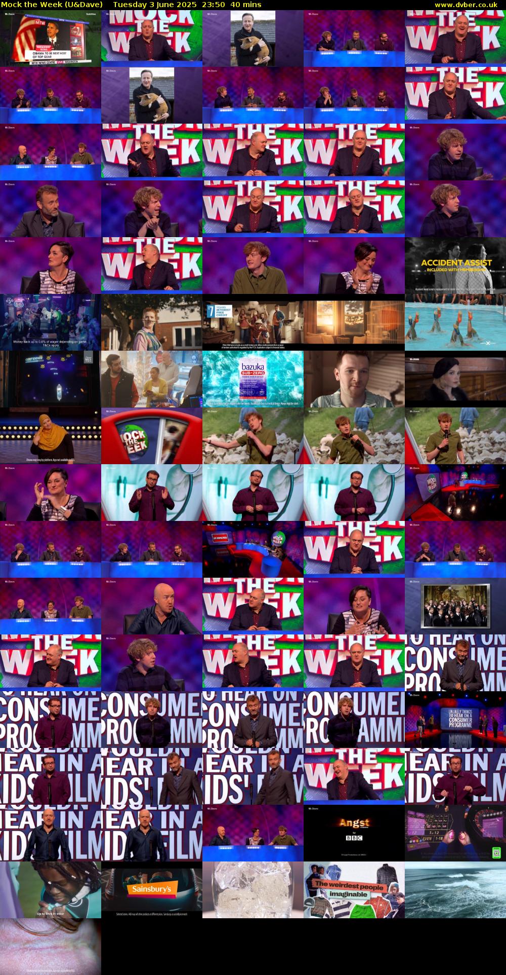 Mock the Week (U&Dave) Tuesday 3 June 2025 23:50 - 00:30